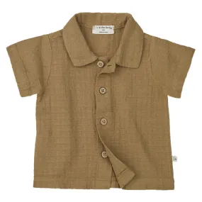 1+ In The Family Baby And Child David Shirt Biscotto Brown