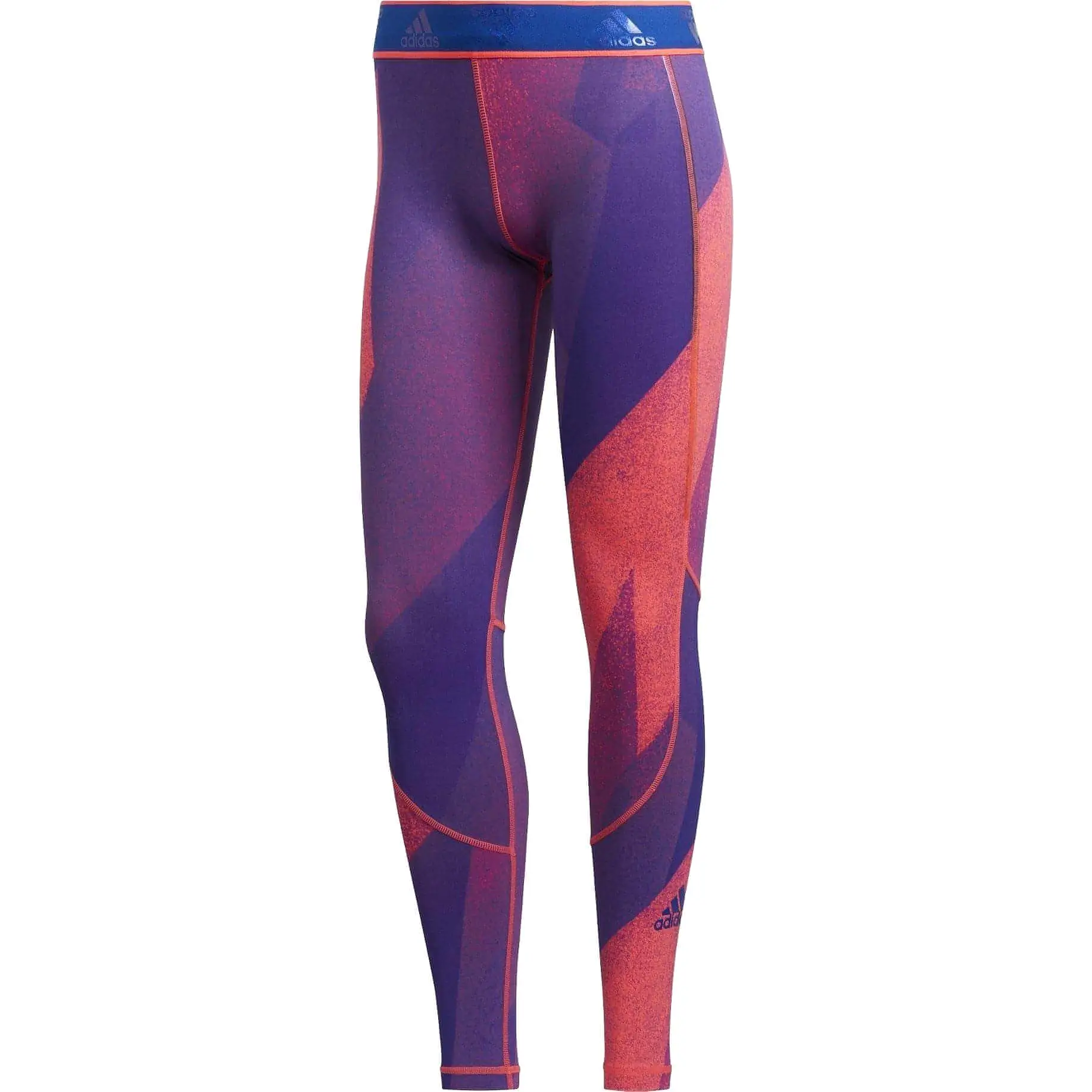 adidas AlphaSkin Graphic Womens Long Training Tights - Pink