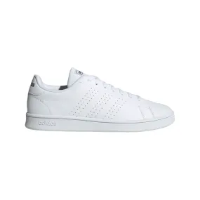 Adidas Mens White Advantage Base Casual Tennis Shoes