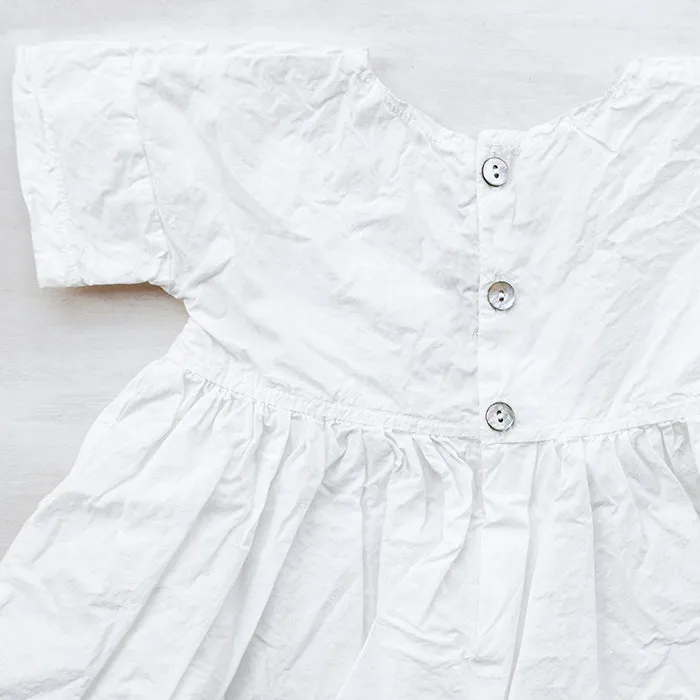 Album Di Famiglia Baby And Child Dana Dress Milk White