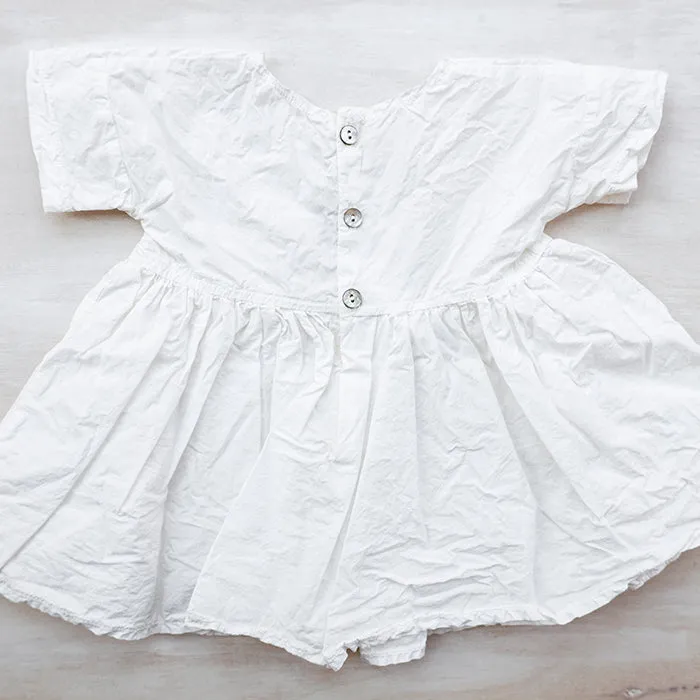 Album Di Famiglia Baby And Child Dana Dress Milk White