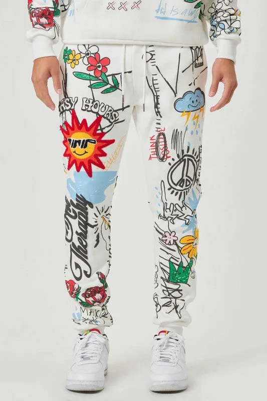 All Over Graphic Jogger