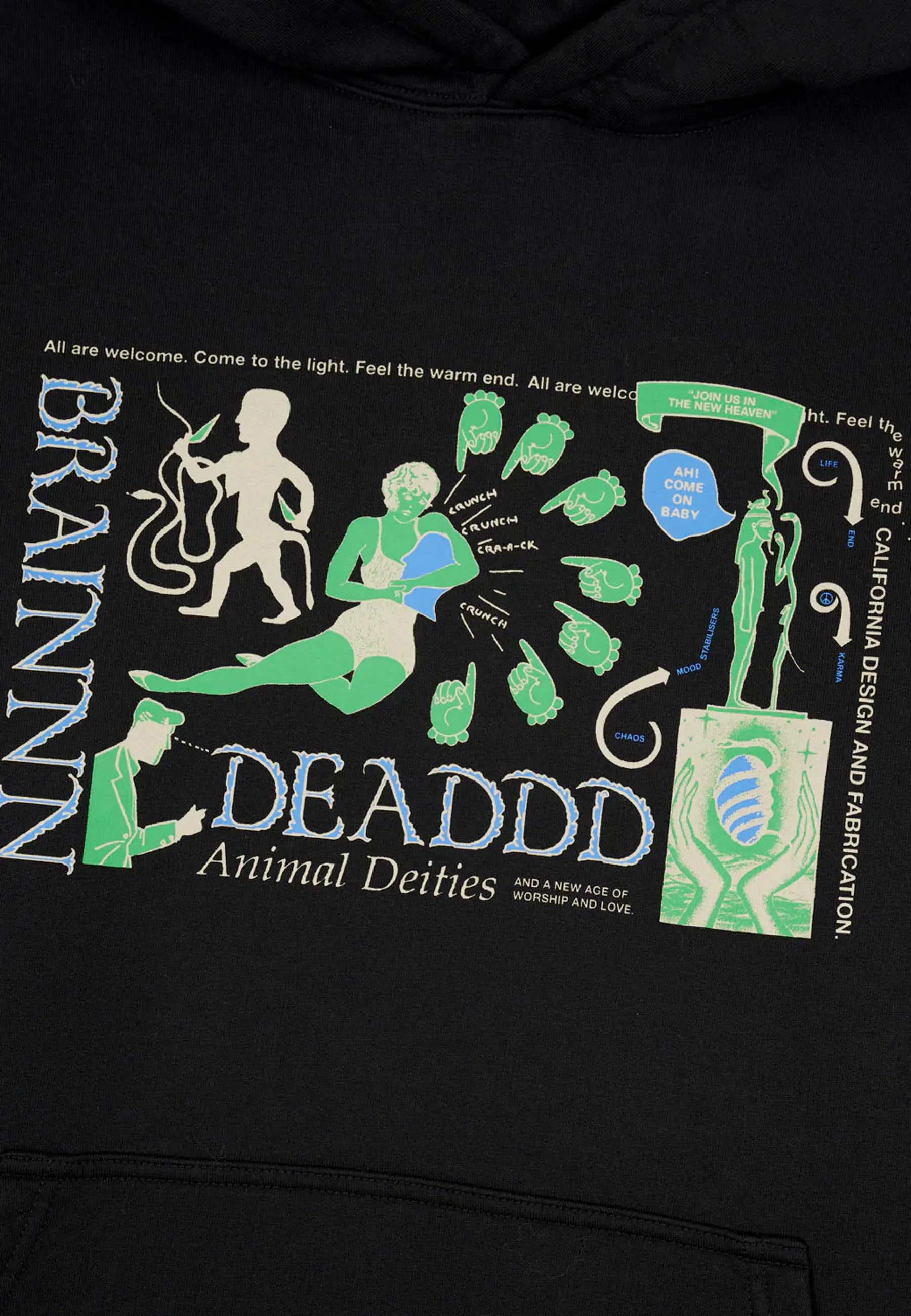 Animal Dieties Hoodie - Black