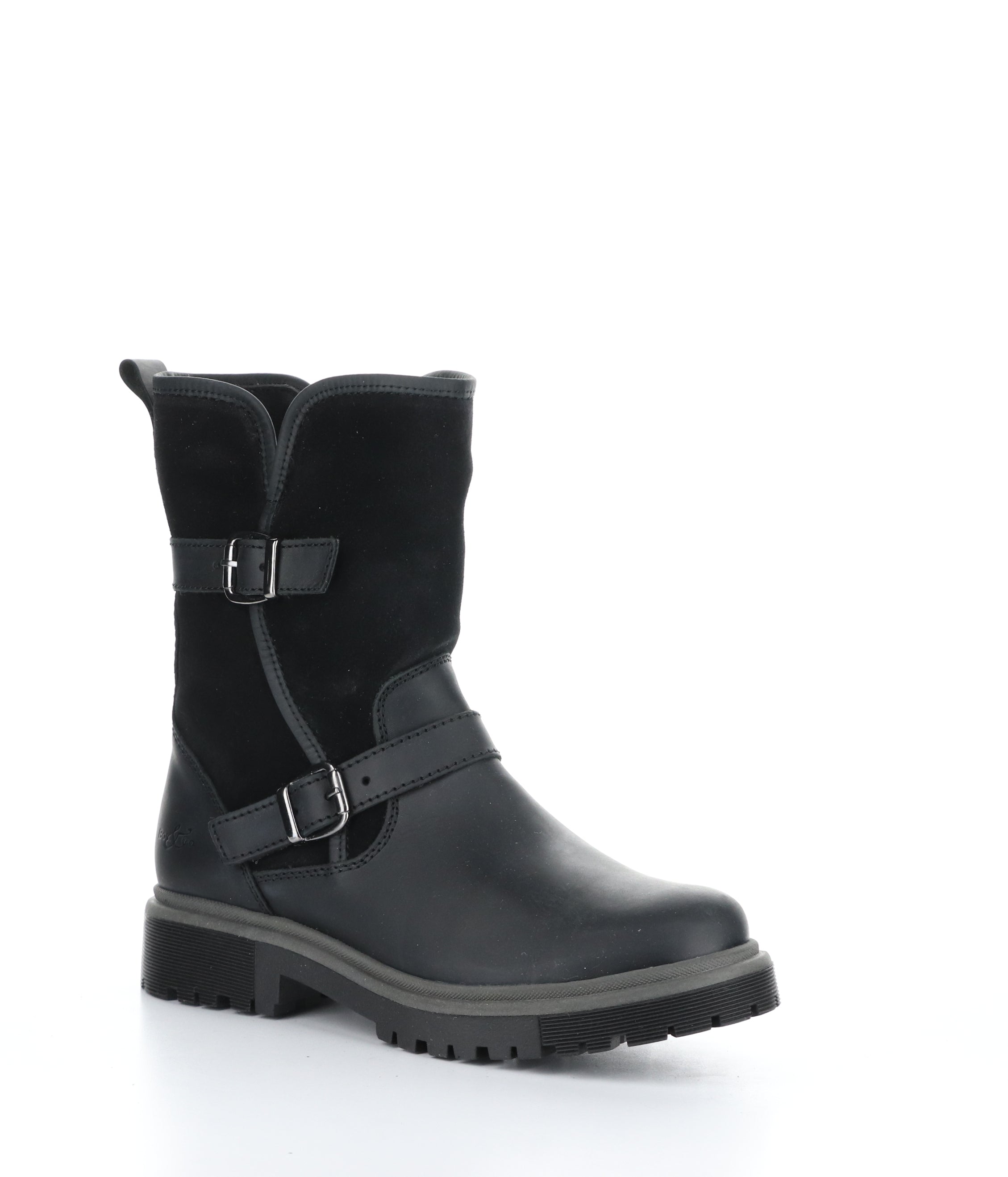 ANOVA BLACK Round Toe Boots