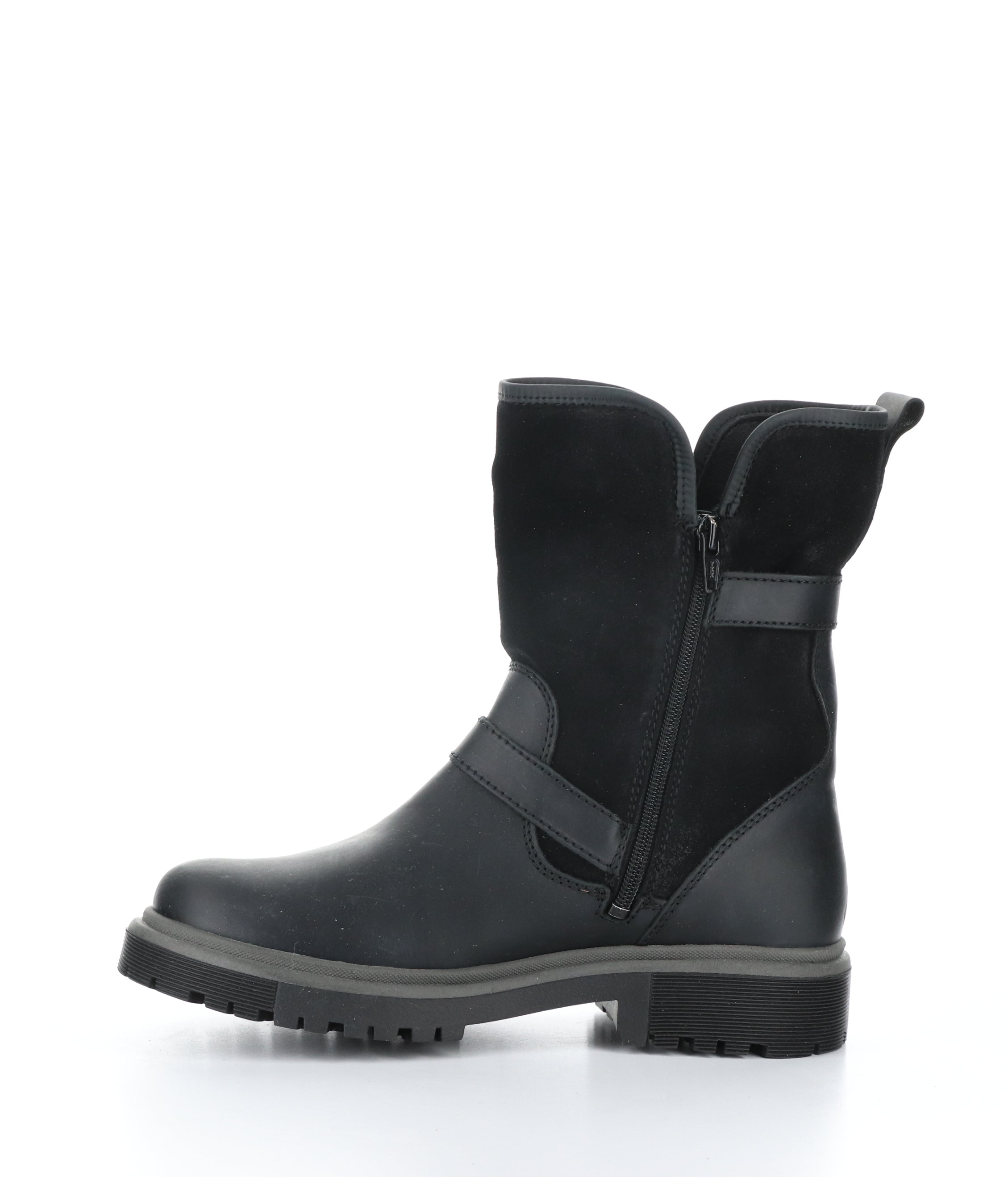 ANOVA BLACK Round Toe Boots