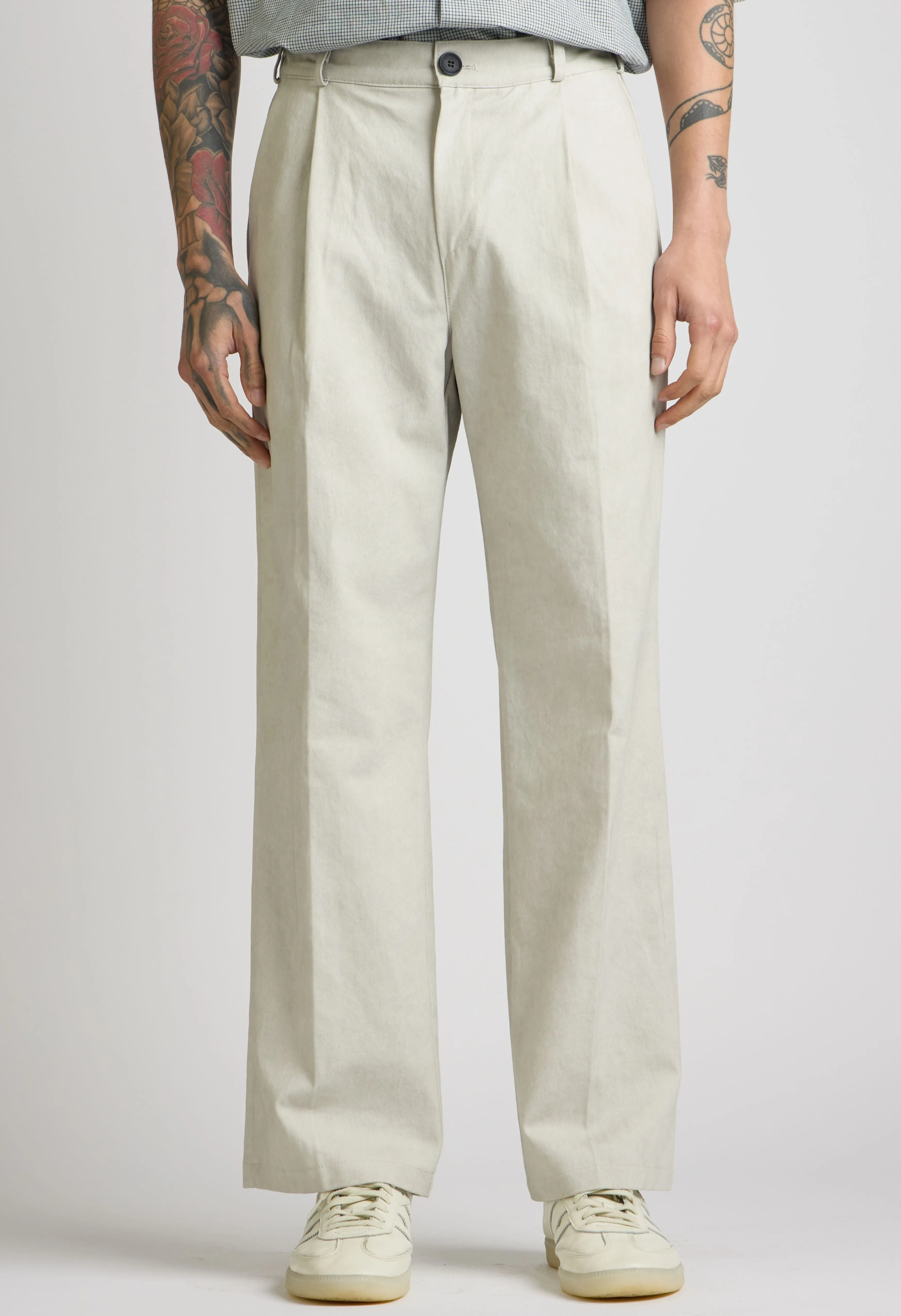 Archie Trouser in Light Grey