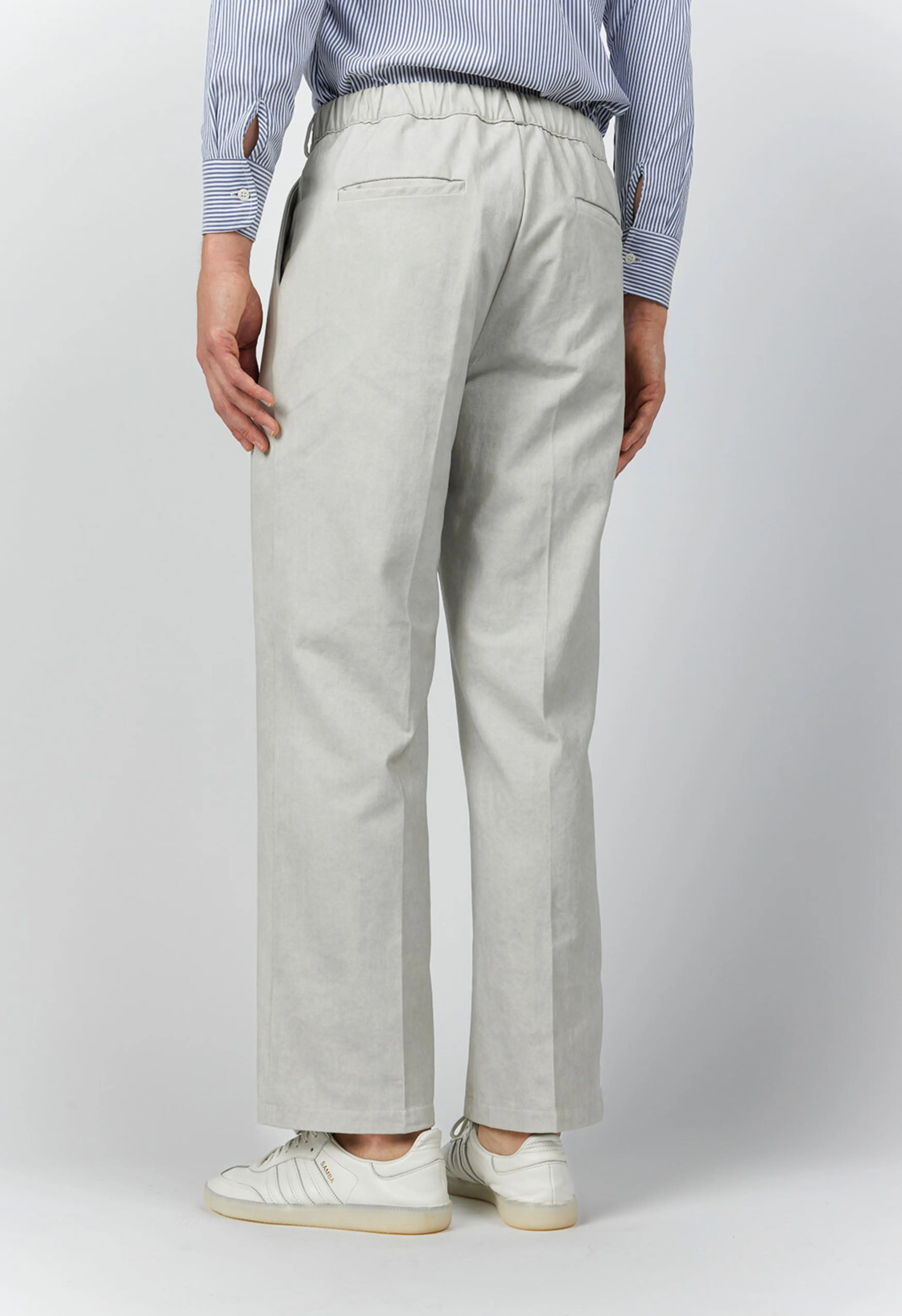 Archie Trouser in Light Grey