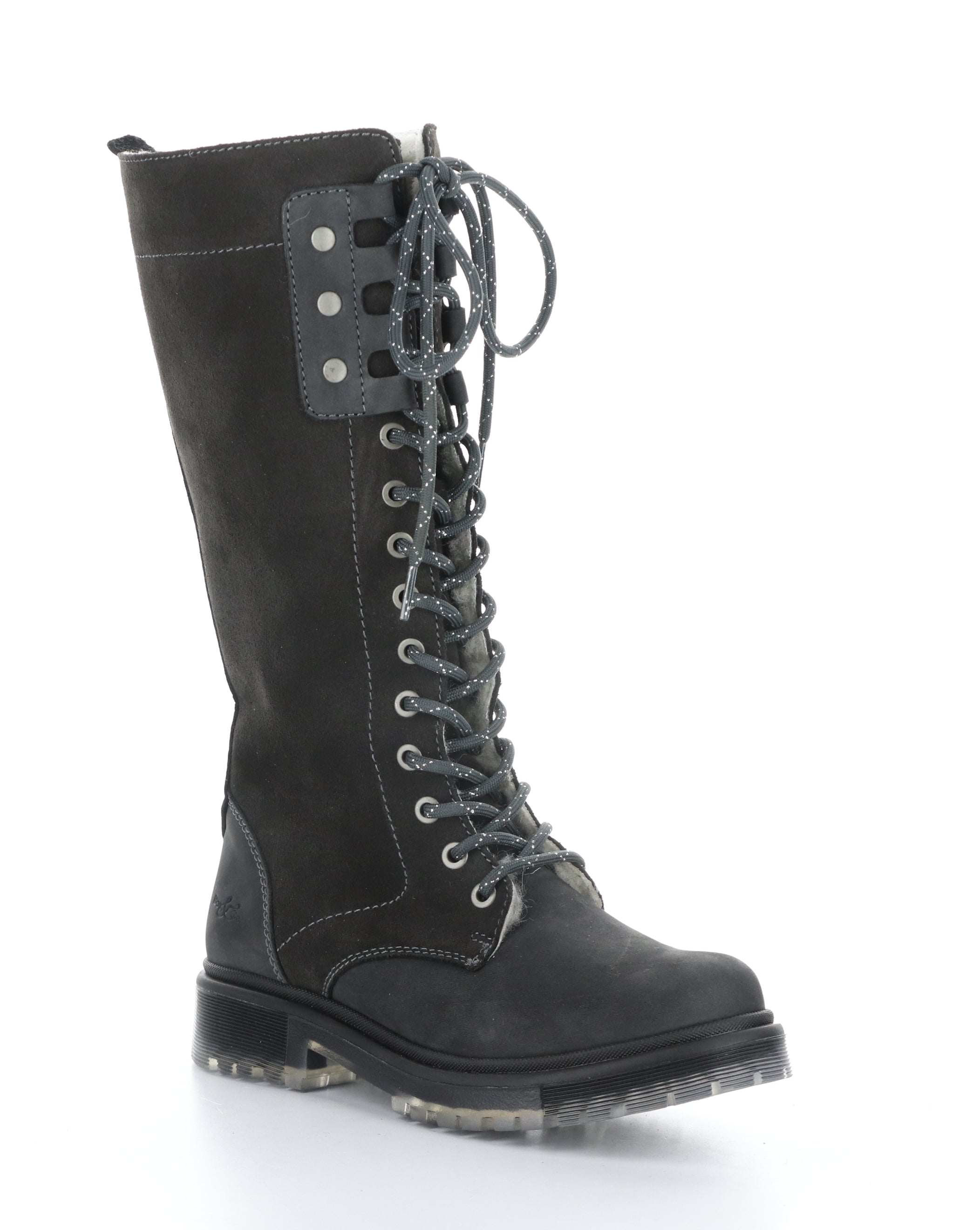 AXE GREY Round Toe Boots