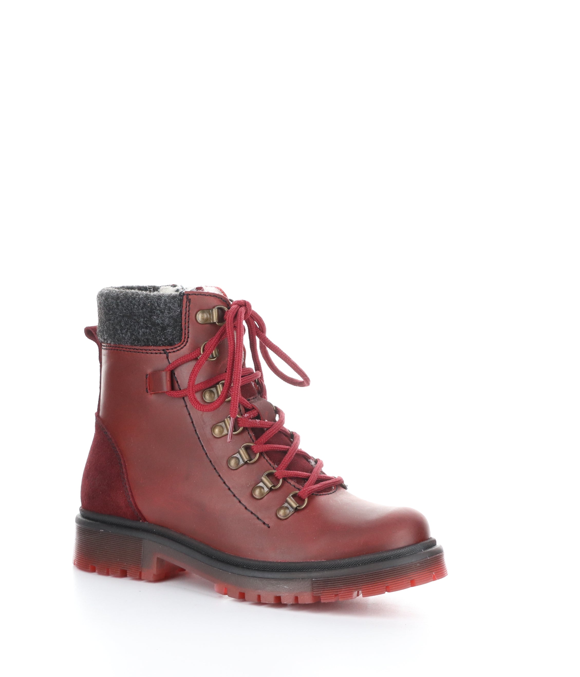 AXEL RED/SANGRIA Round Toe Boots