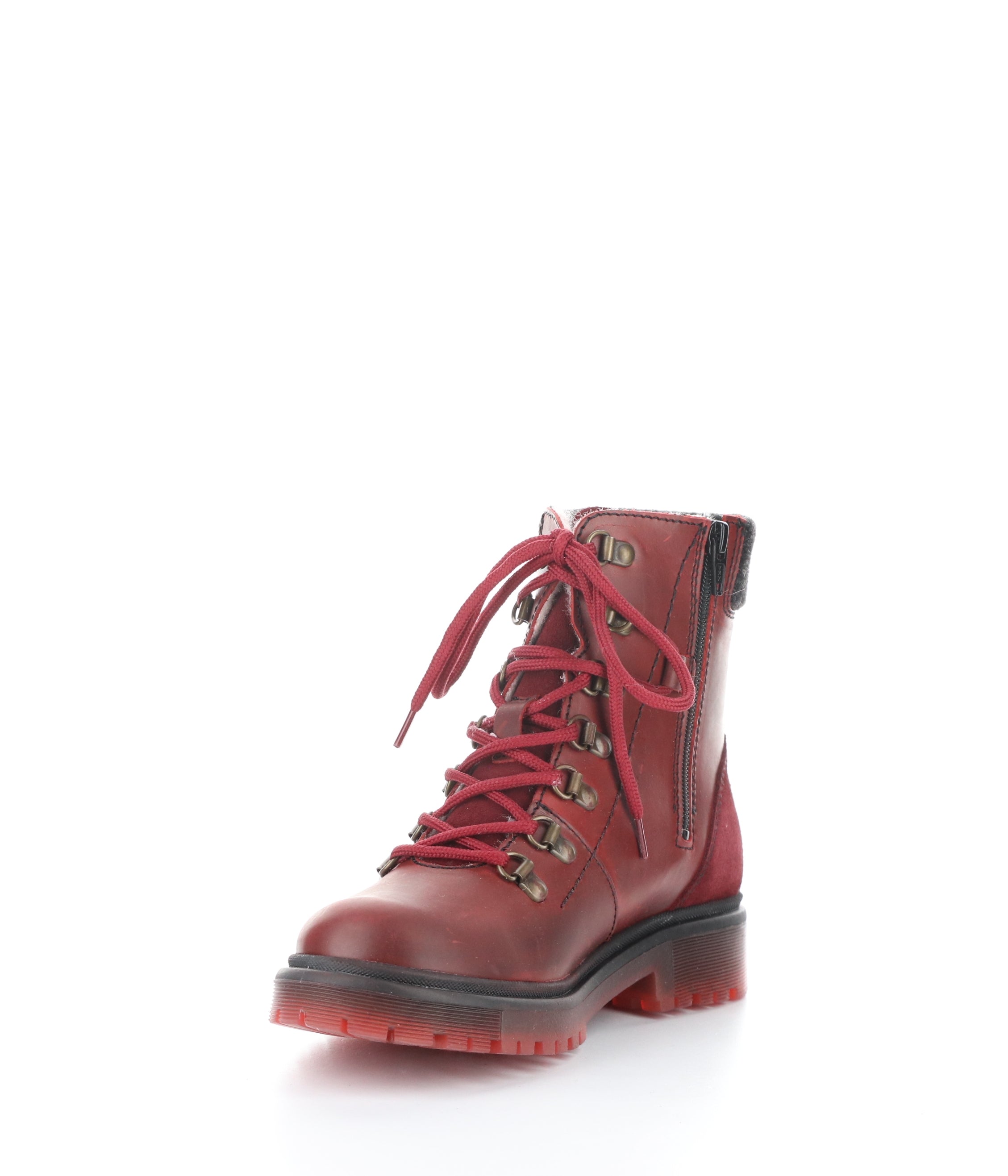 AXEL RED/SANGRIA Round Toe Boots