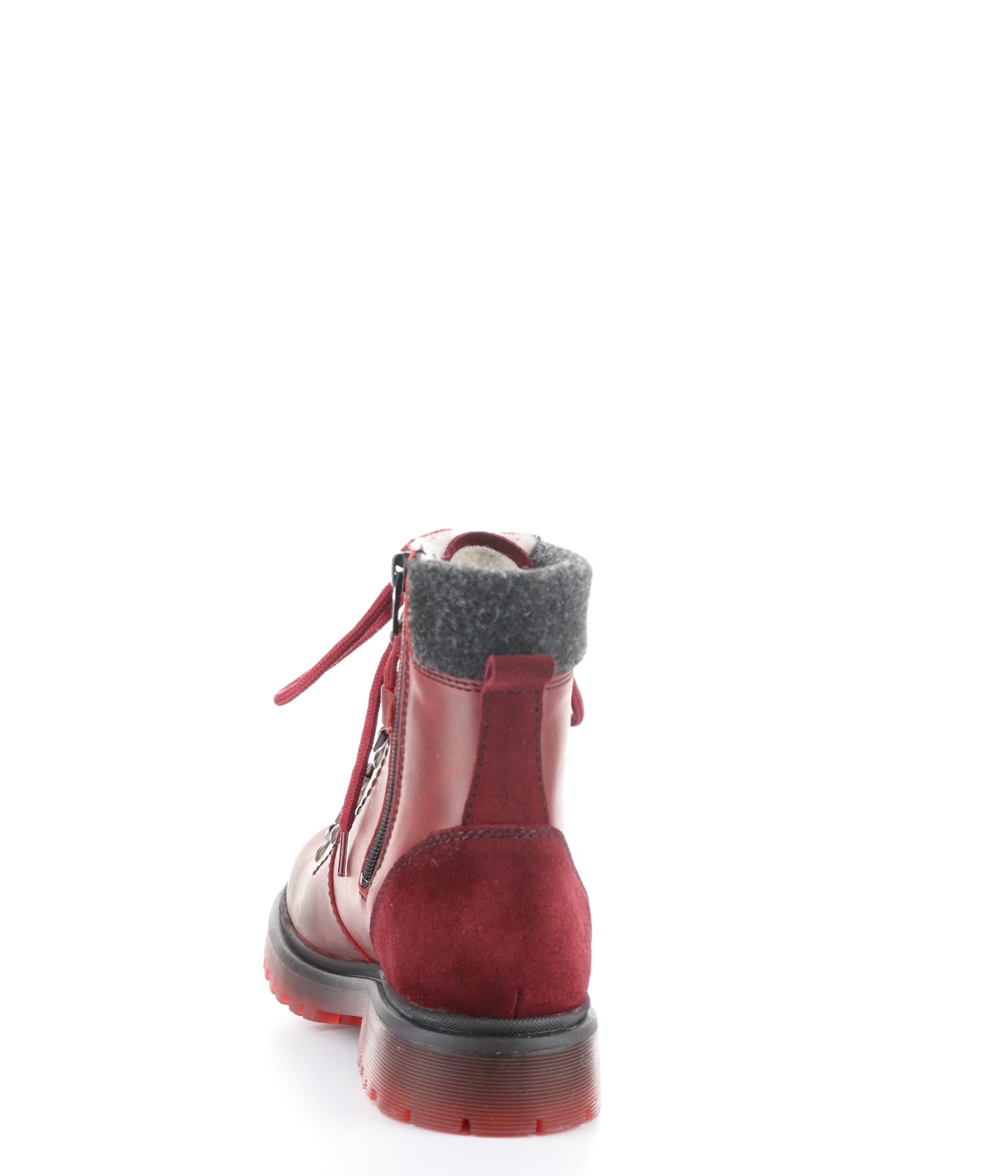 AXEL RED/SANGRIA Round Toe Boots