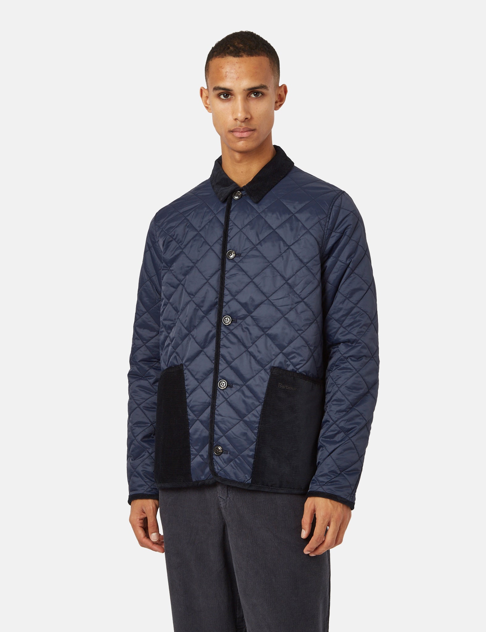 Barbour Hoxton Liddesdale Quilt Jacket - Navy Blue