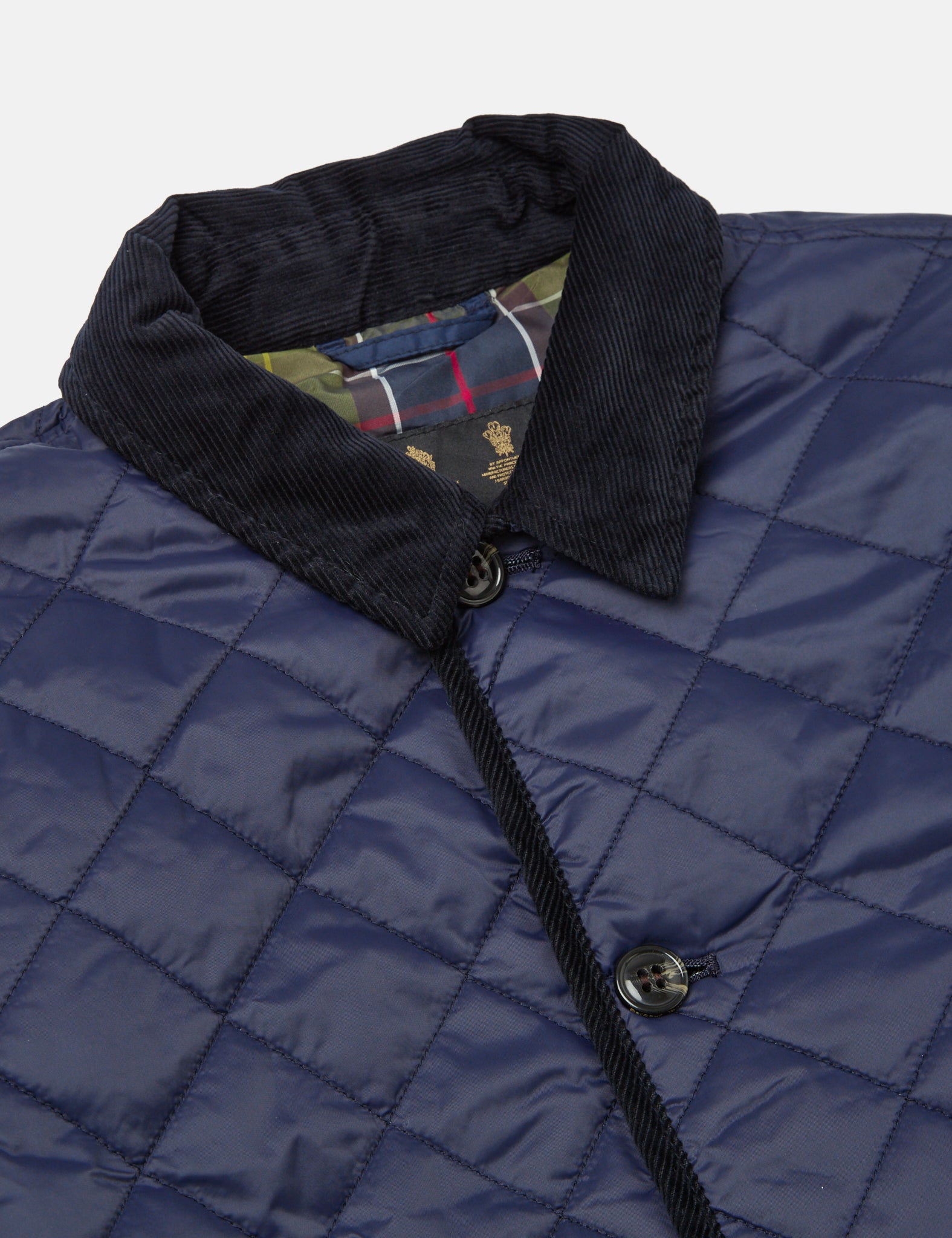 Barbour Hoxton Liddesdale Quilt Jacket - Navy Blue