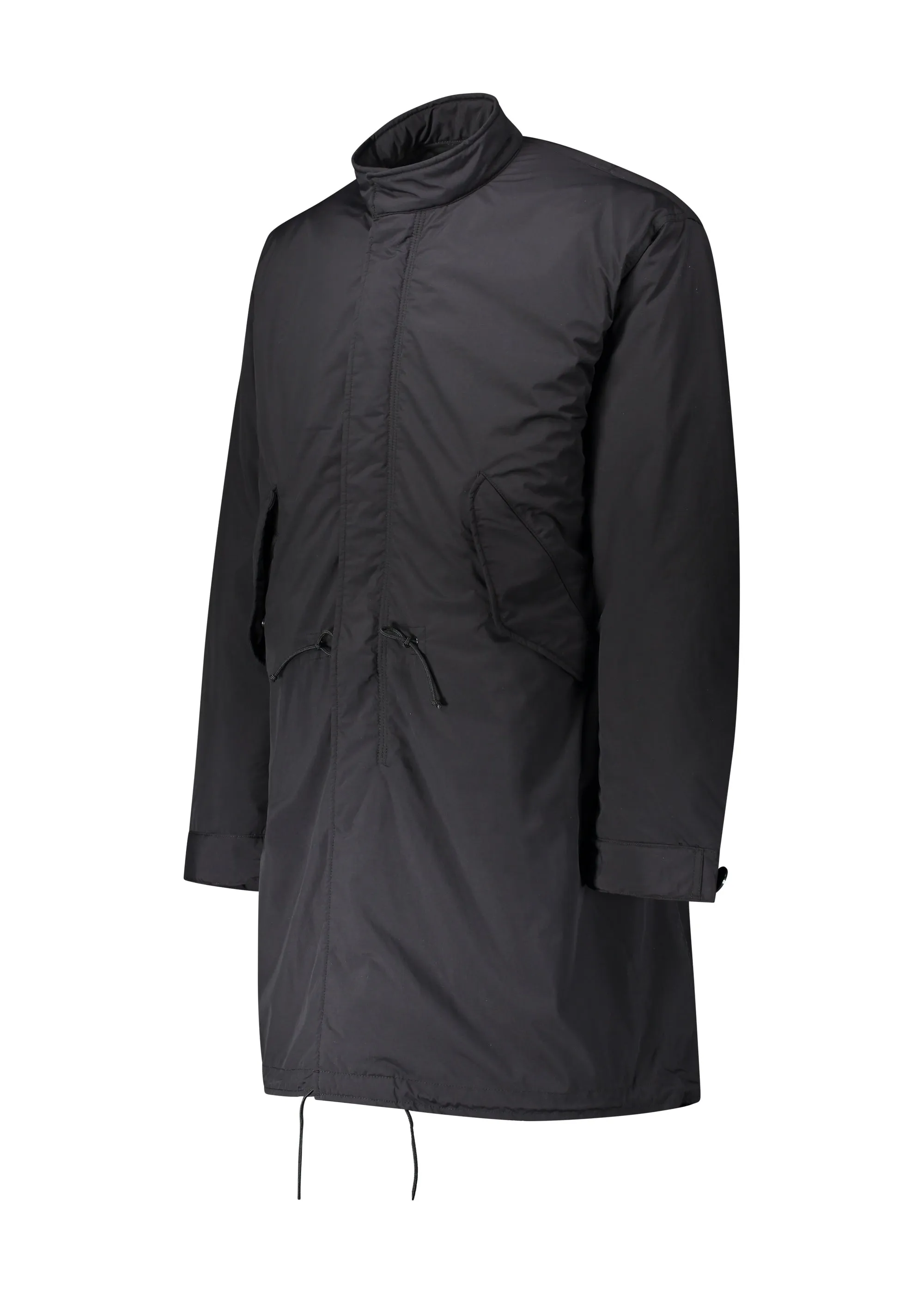 Beams Plus Shell Parka Coat - Black