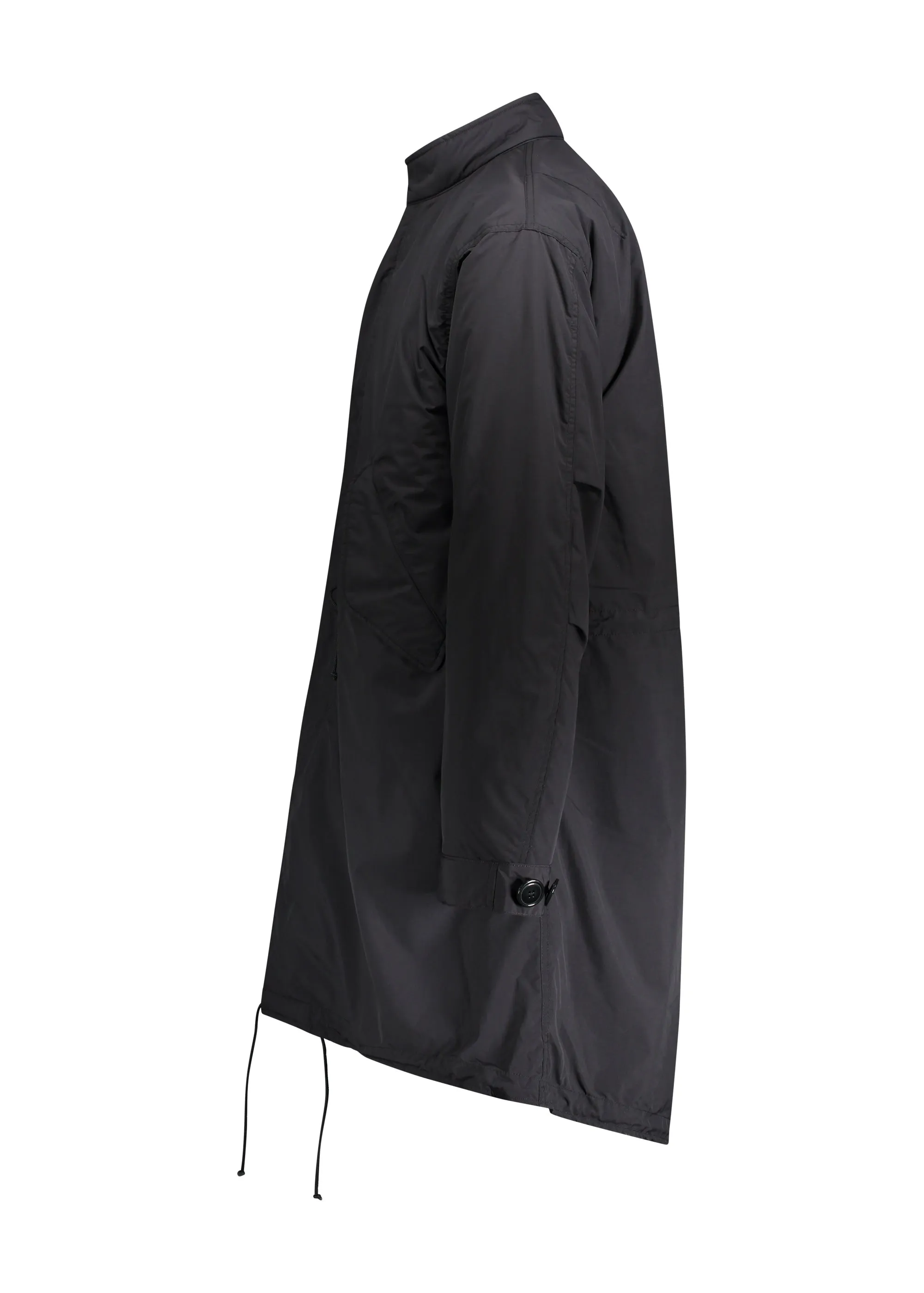 Beams Plus Shell Parka Coat - Black