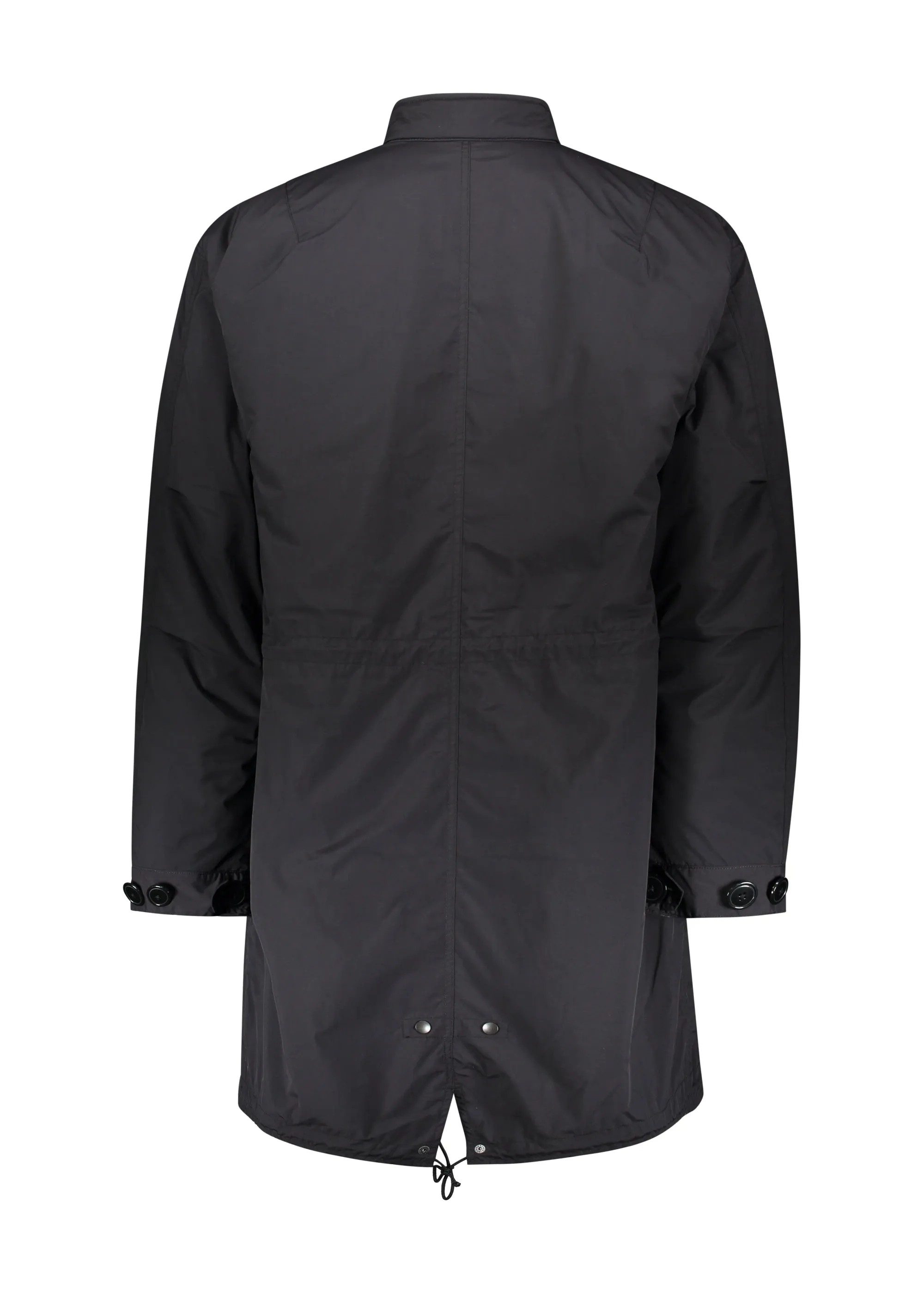 Beams Plus Shell Parka Coat - Black