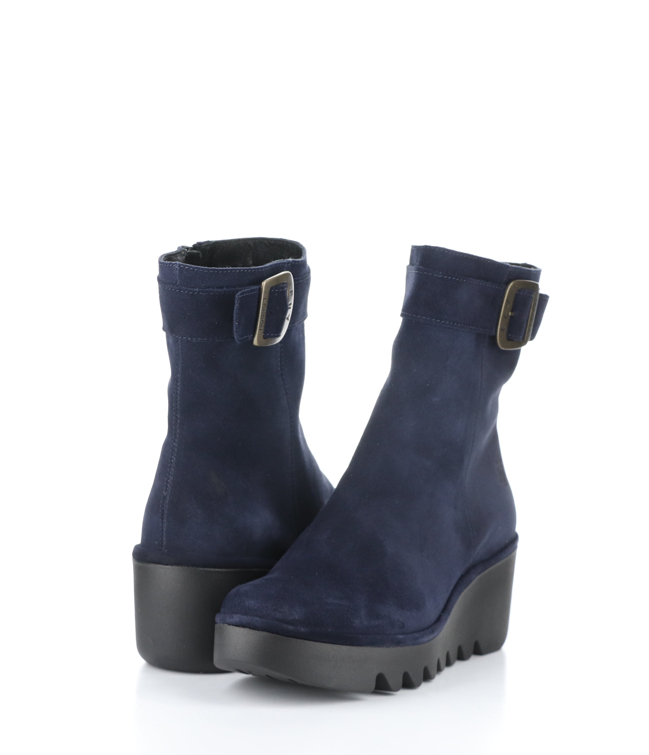 BEPP396FLY 003 NAVY Round Toe Boots