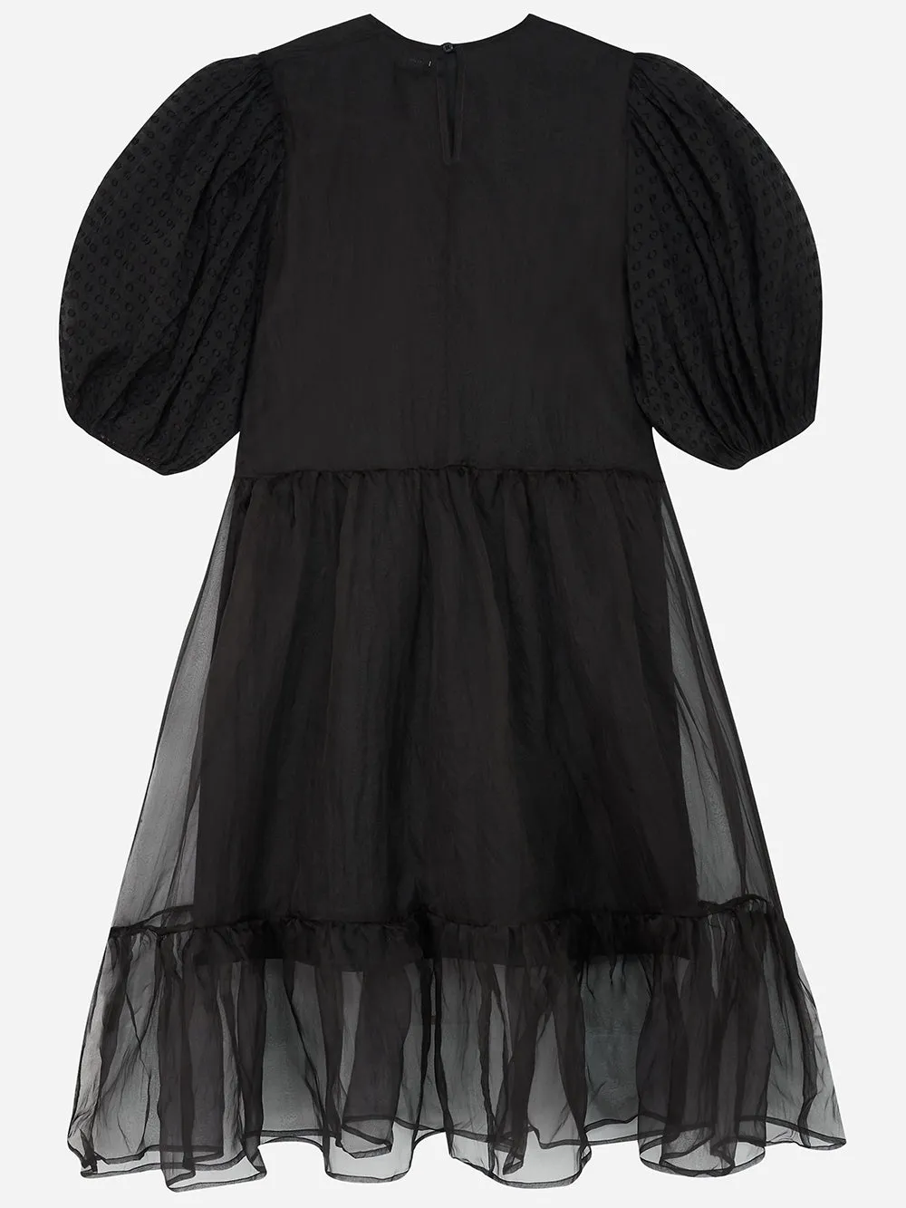 Black Puff Sleeve Dress