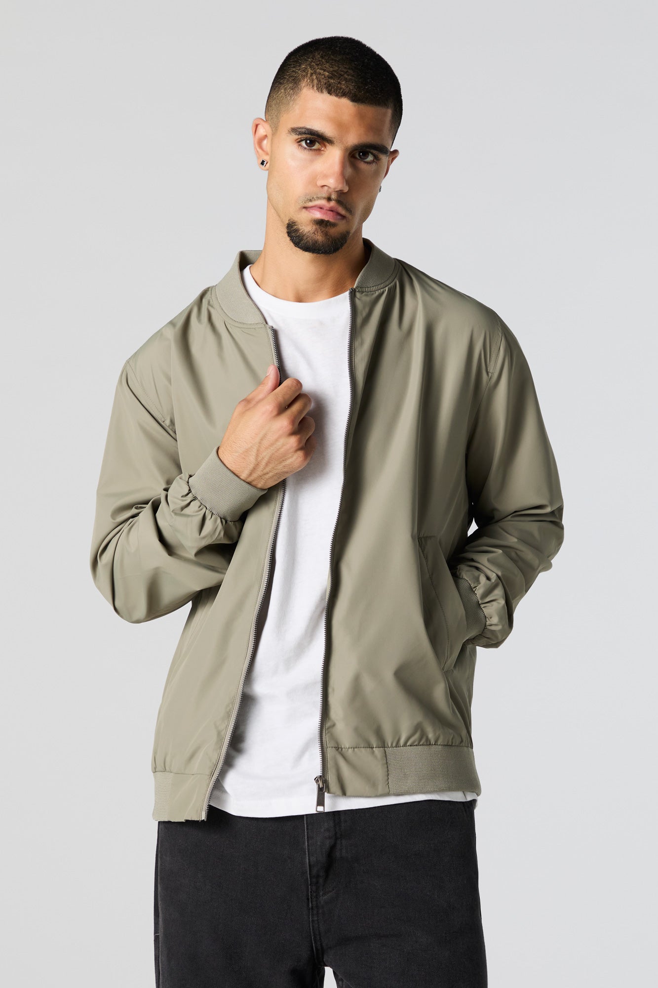 Blouson aviateur en nylon