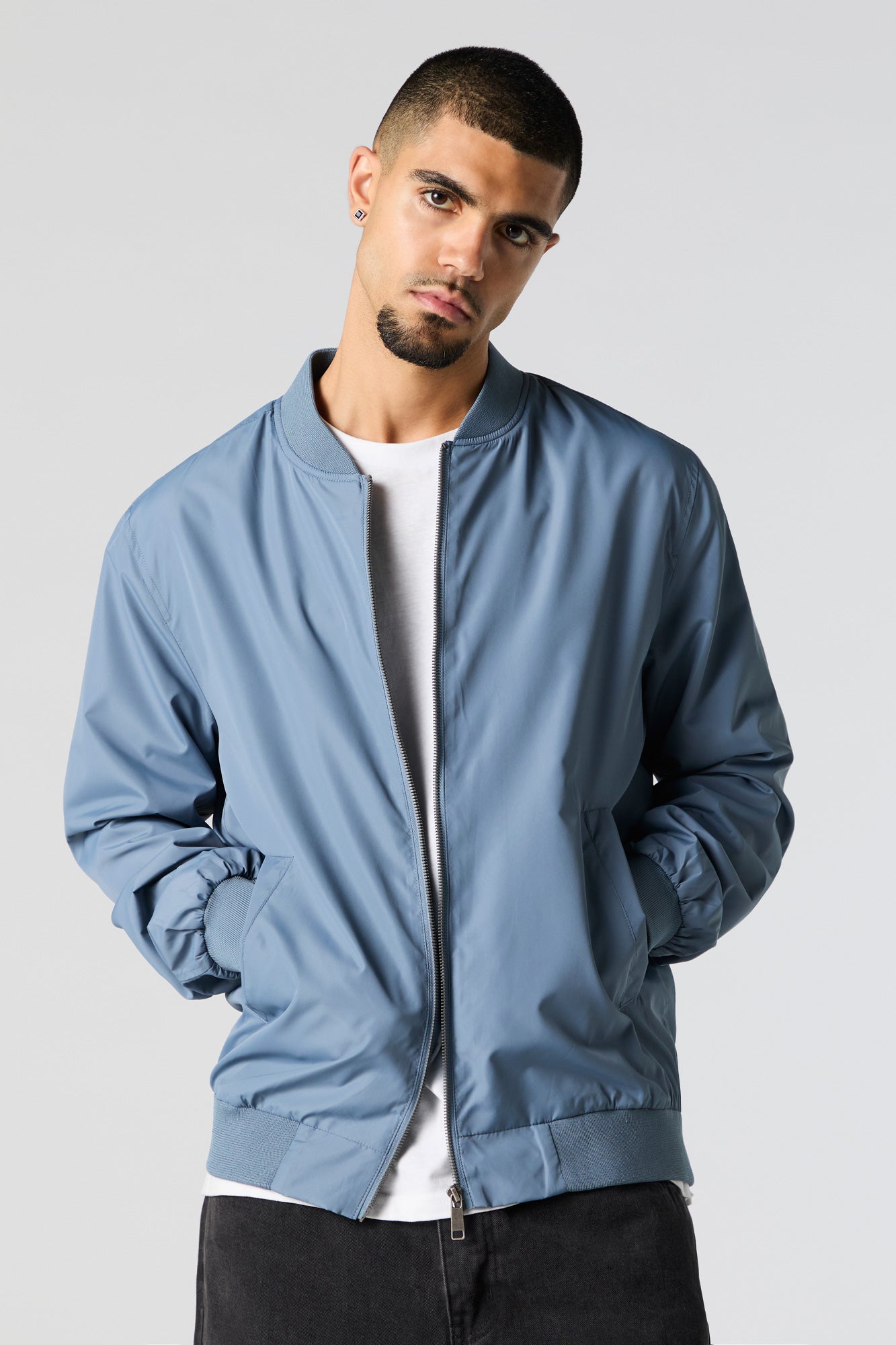 Blouson aviateur en nylon