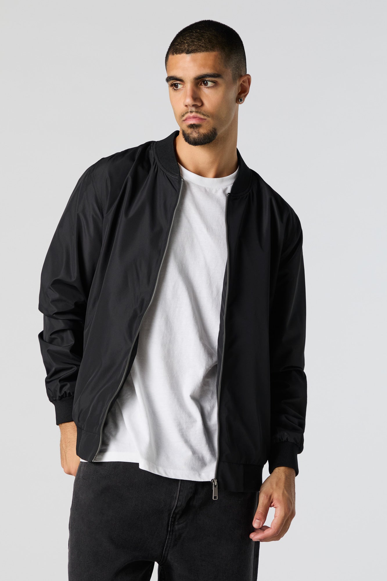 Blouson aviateur en nylon