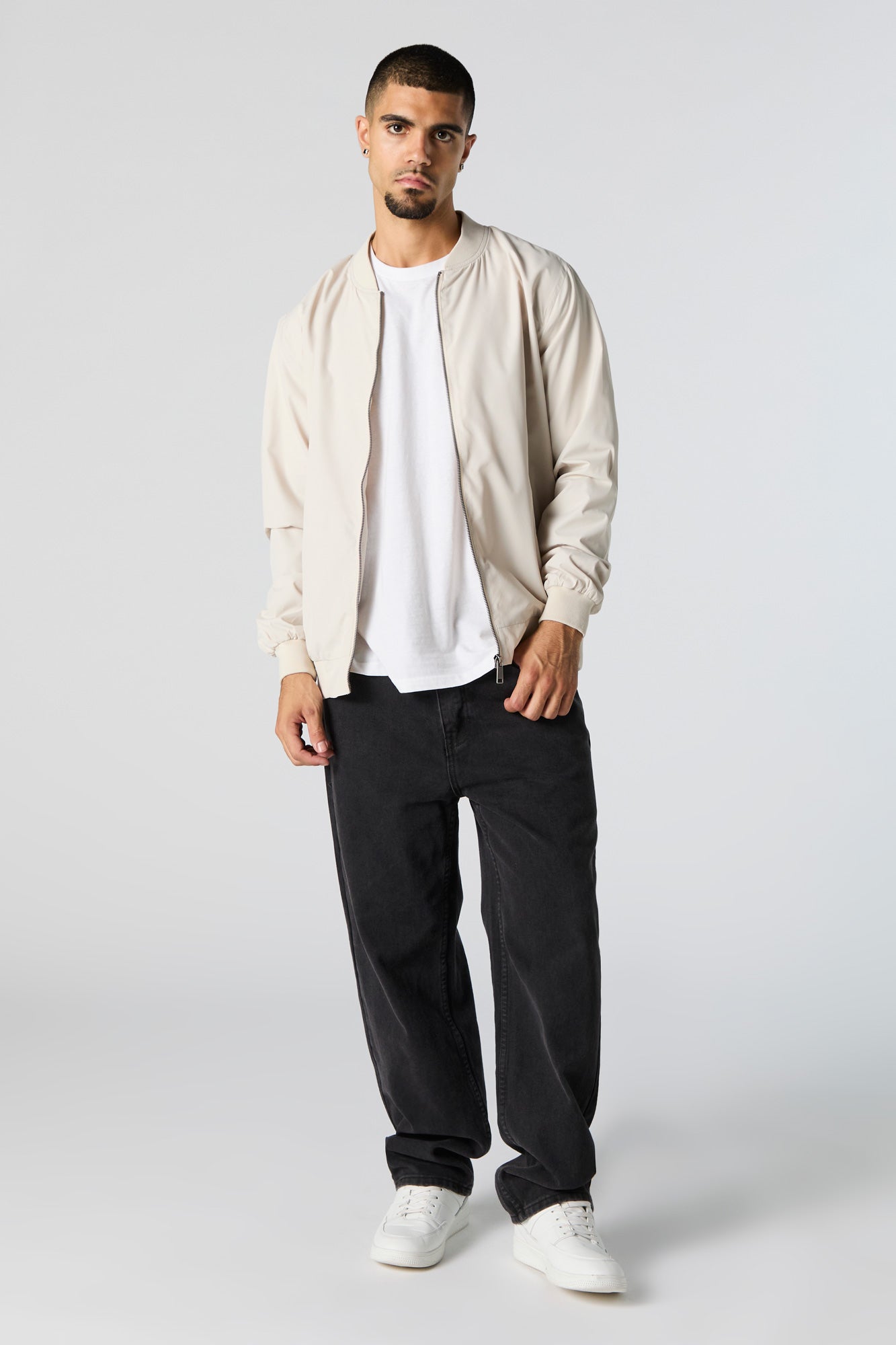 Blouson aviateur en nylon