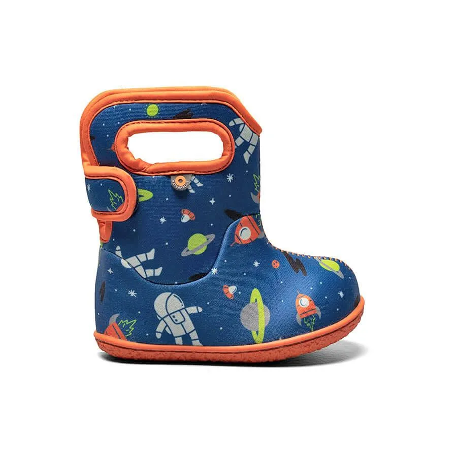 Bogs Kids Snow Boots Spaceman in Blue