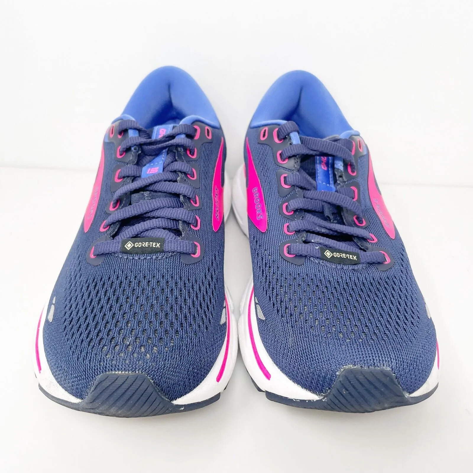 Brooks Womens Ghost 15 GTX 1203821B460 Blue Running Shoes Sneakers Size 7 B