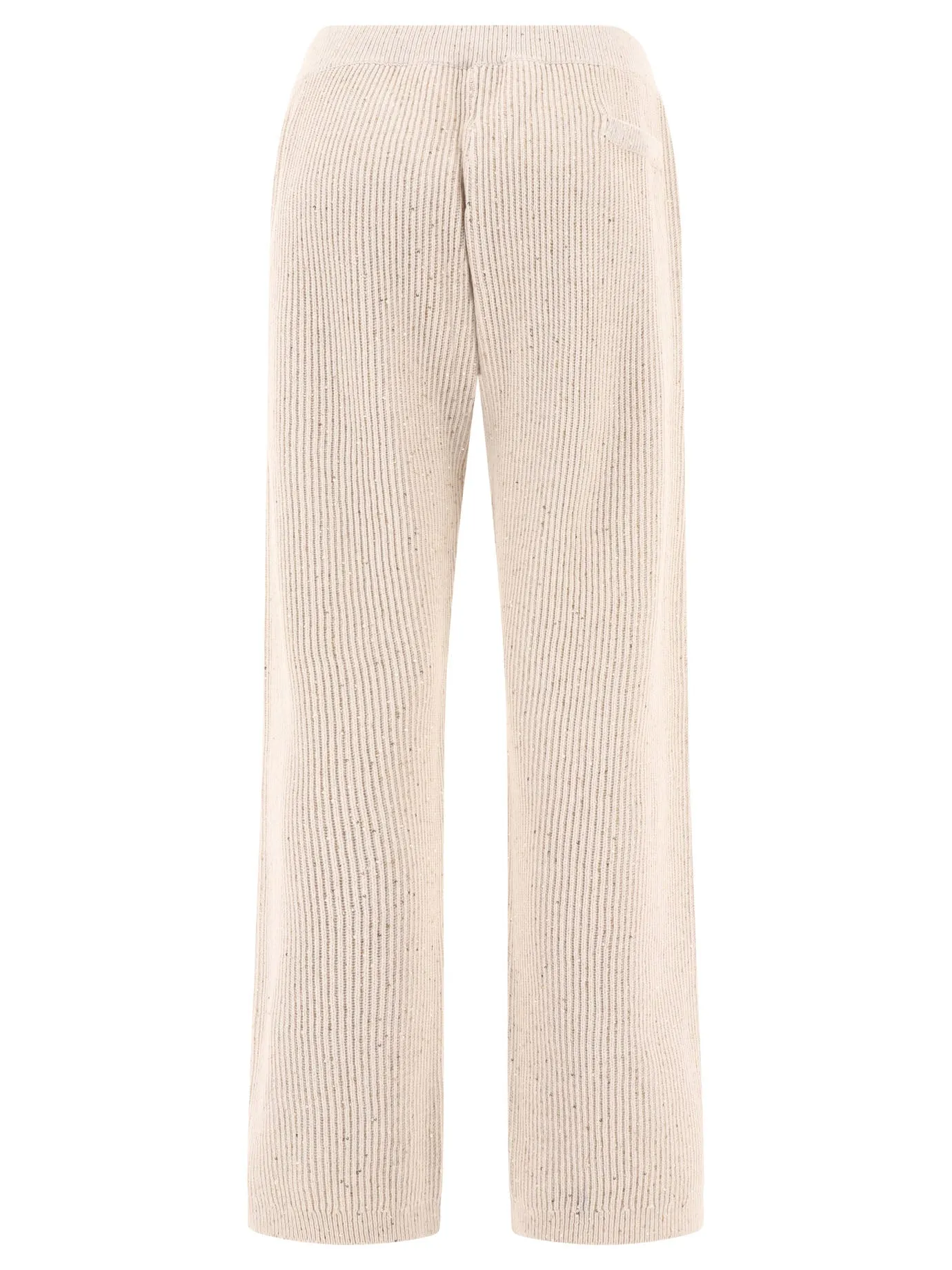 BRUNELLO CUCINELLI Beige Straight Pants for Women - 24SS Collection