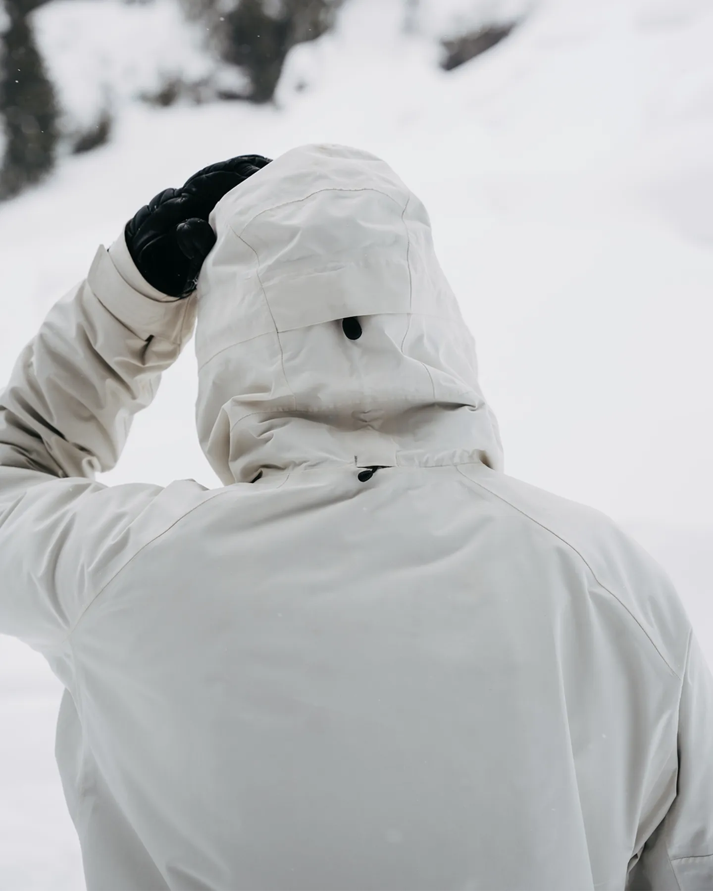 Burton Men's [ak] Velocity GoreTex 2L Anorak Snow Jacket - Stout White