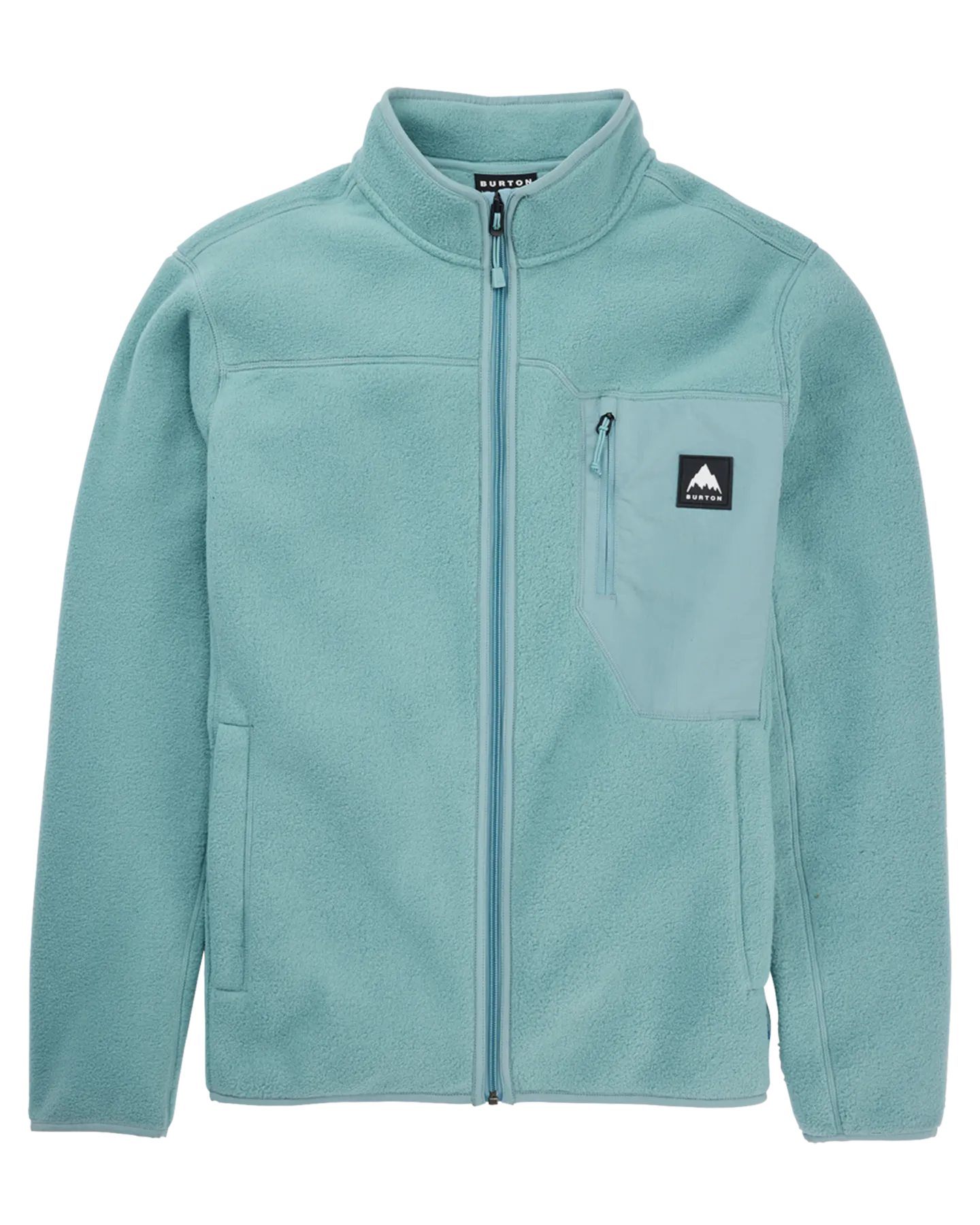 Burton Men's Cinder Full-Zip Fleece - Rock Lichen