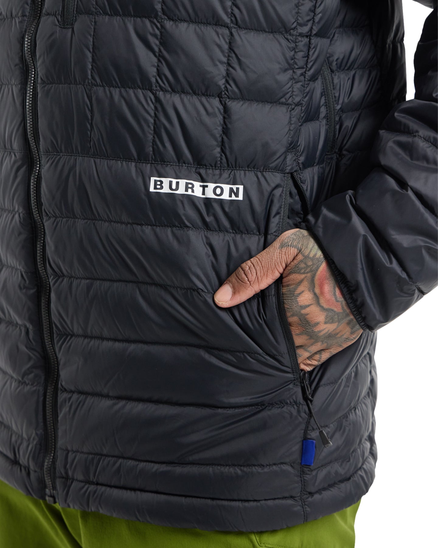 Burton Men's Mid-Heat Hooded Down Jacket - True Black