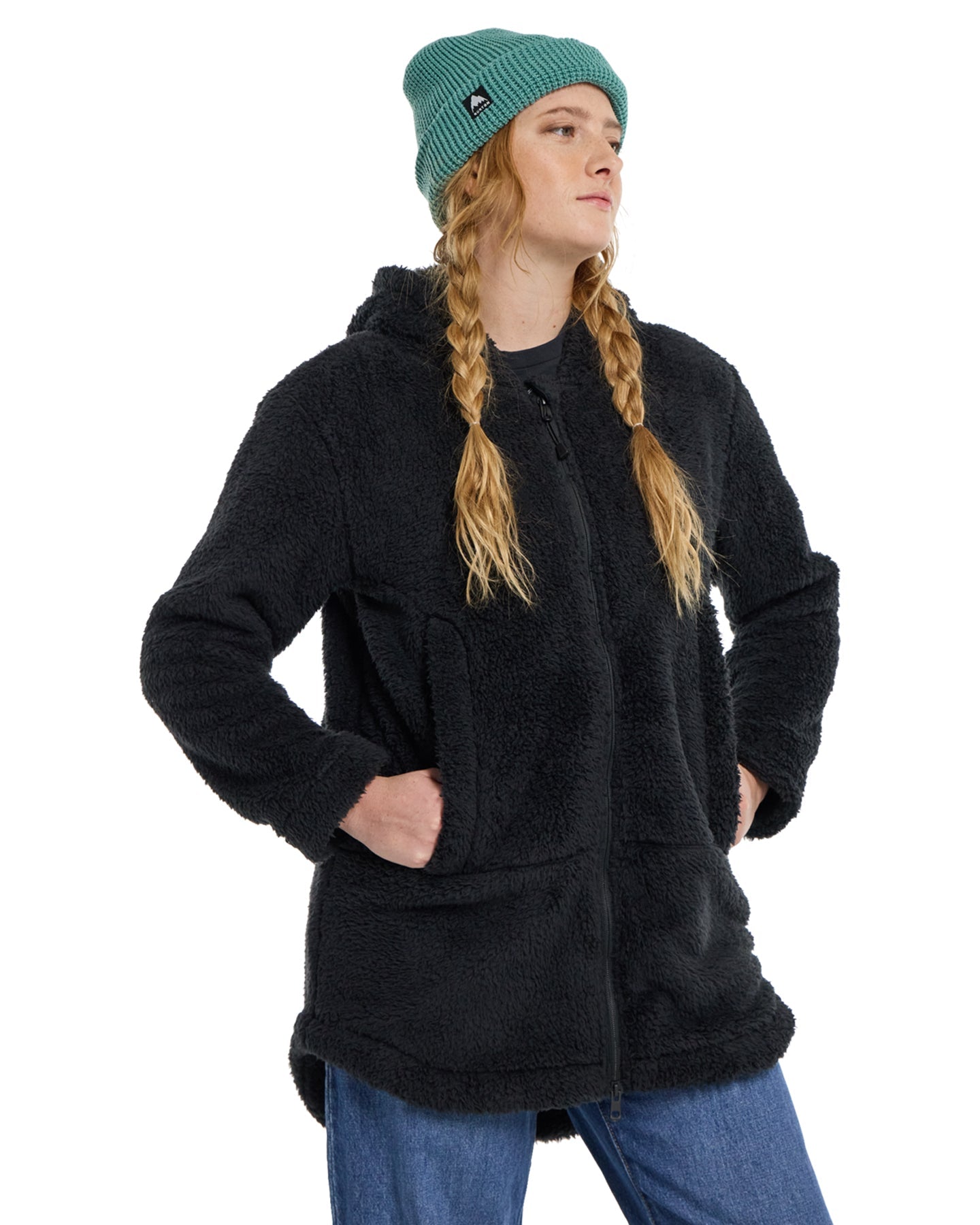 Burton Women's Minxy Hi-Loft Fleece Full-Zip - True Black