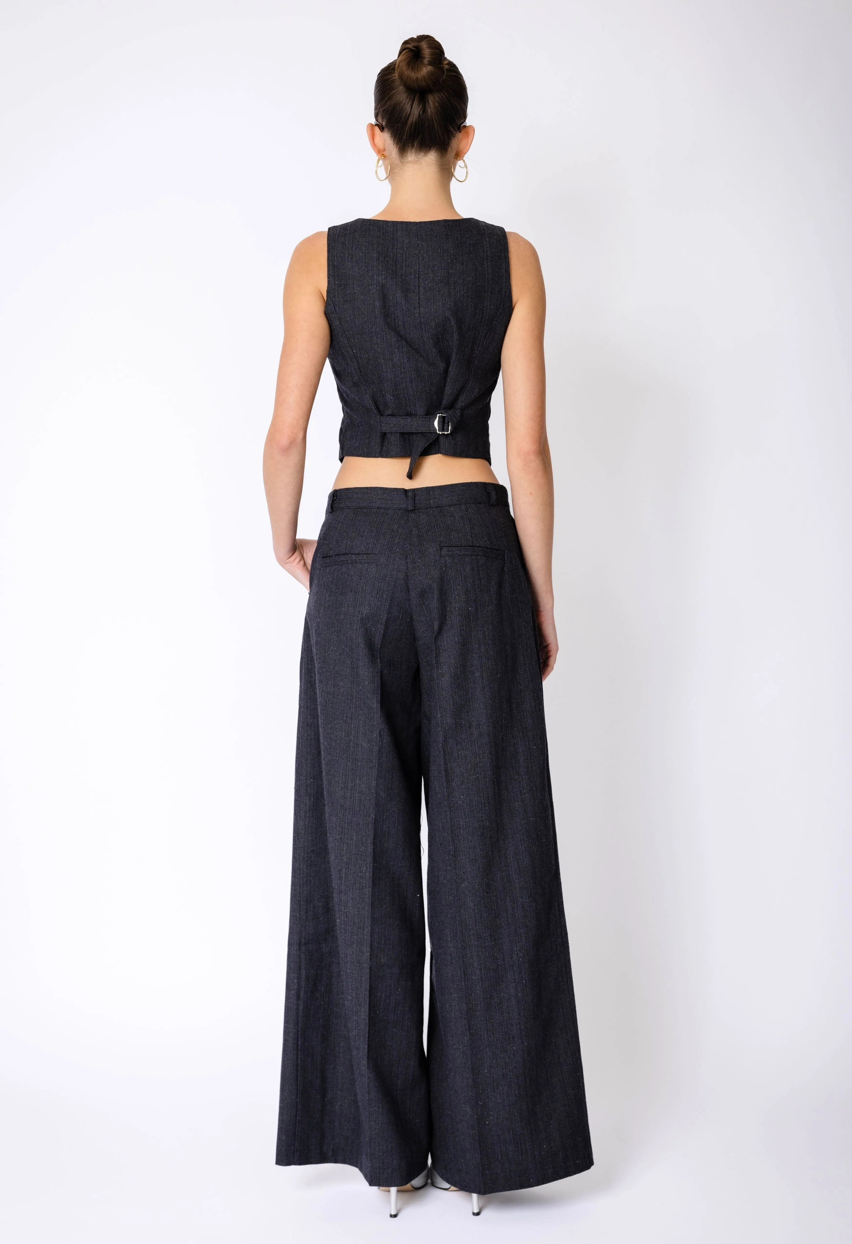 Camille Trouser in Charcoal