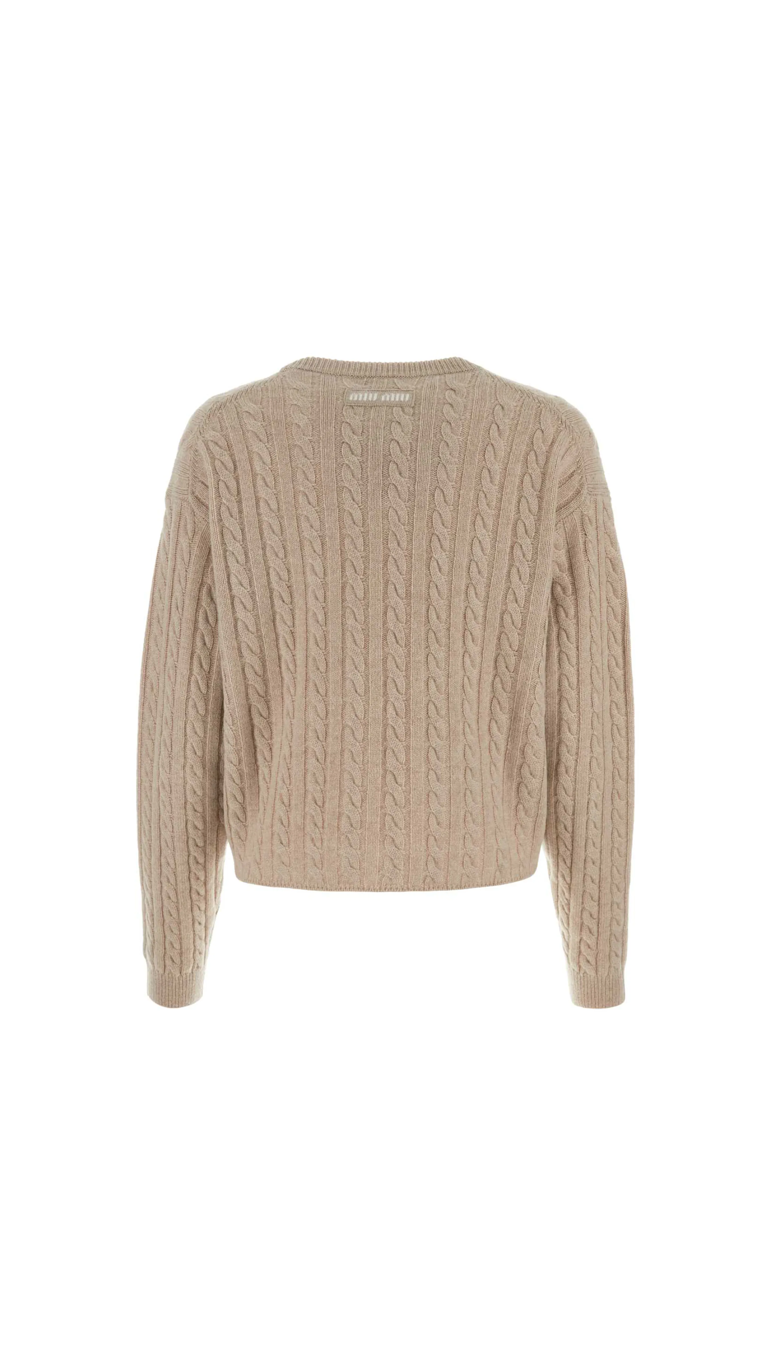 Cashmere Sweater - Limestone