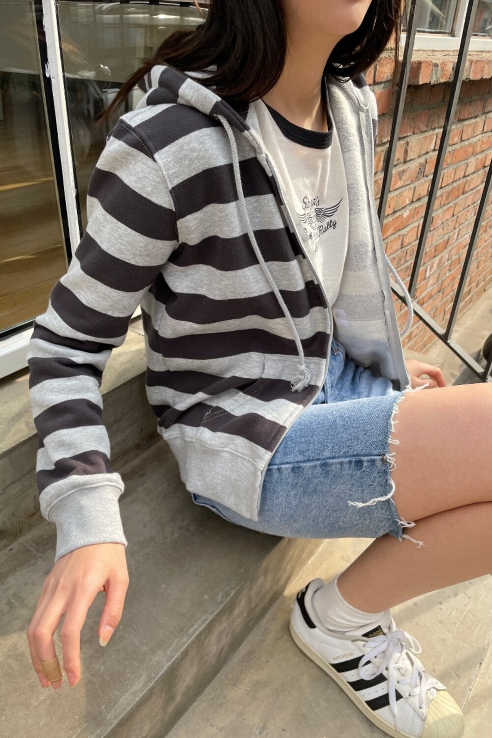 Christy Striped Hoodie