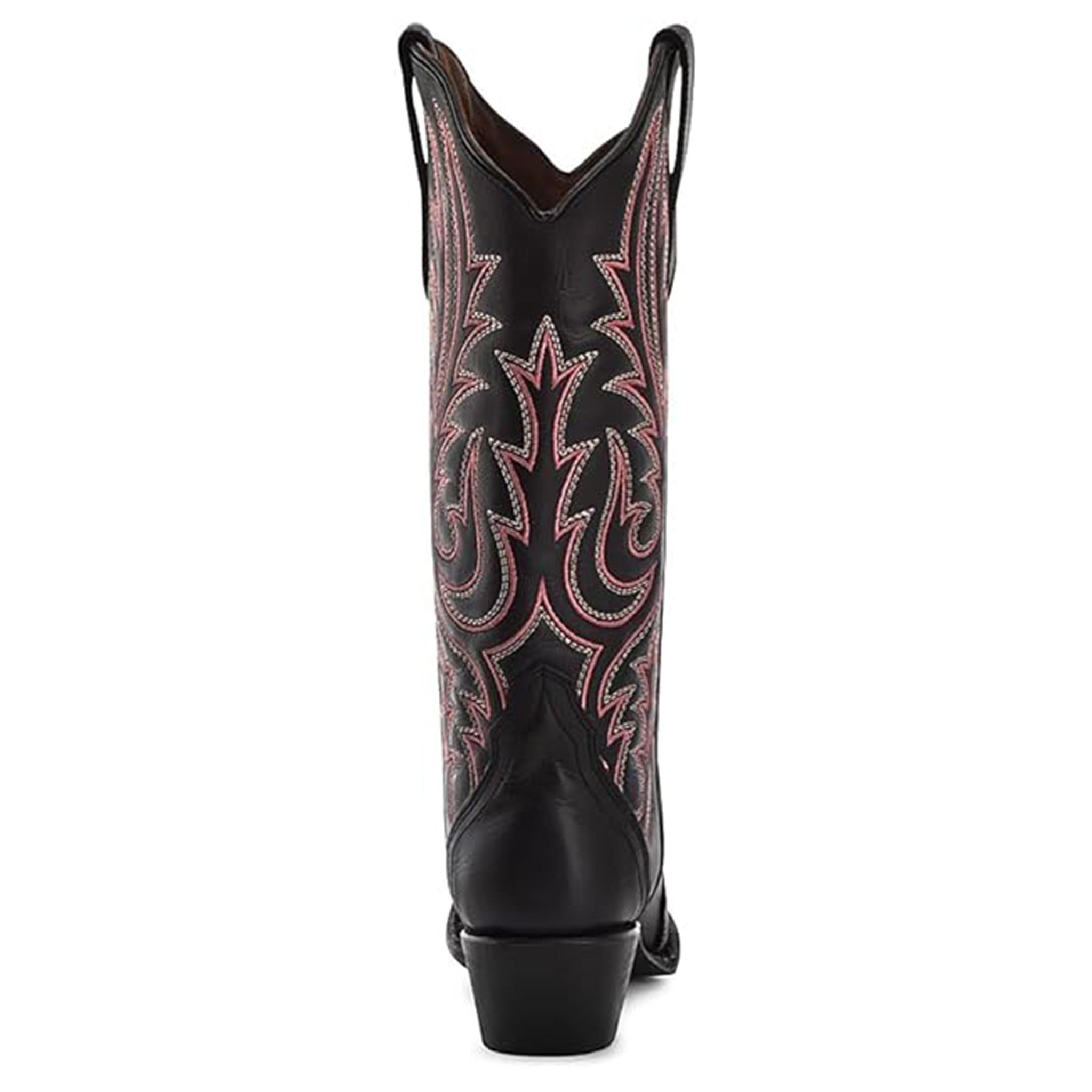 Corral Women's Black With Pink Embroidery Boots