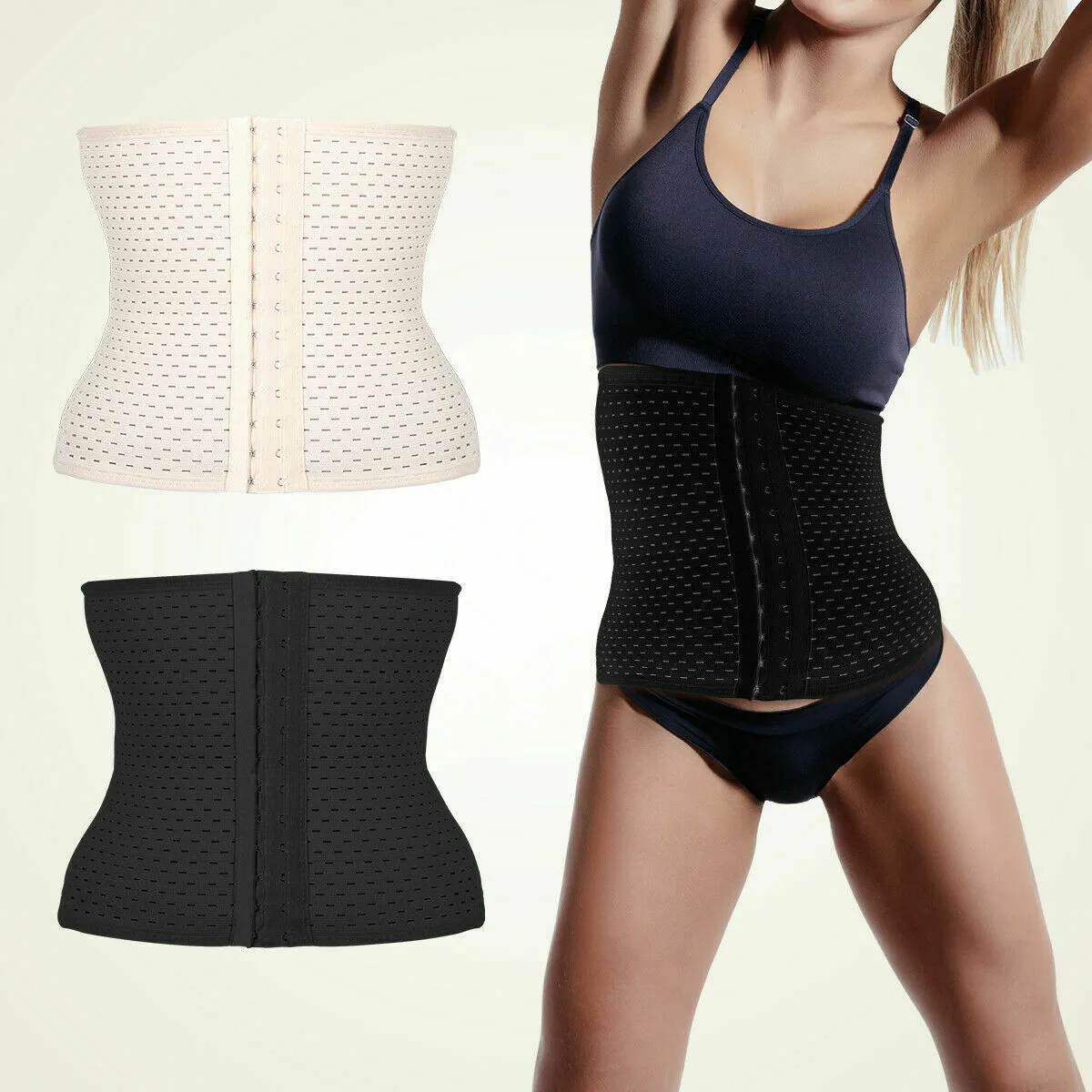 Corset Waist Trainer Training Shaper Body Shapewear Underbust Tummy Belt