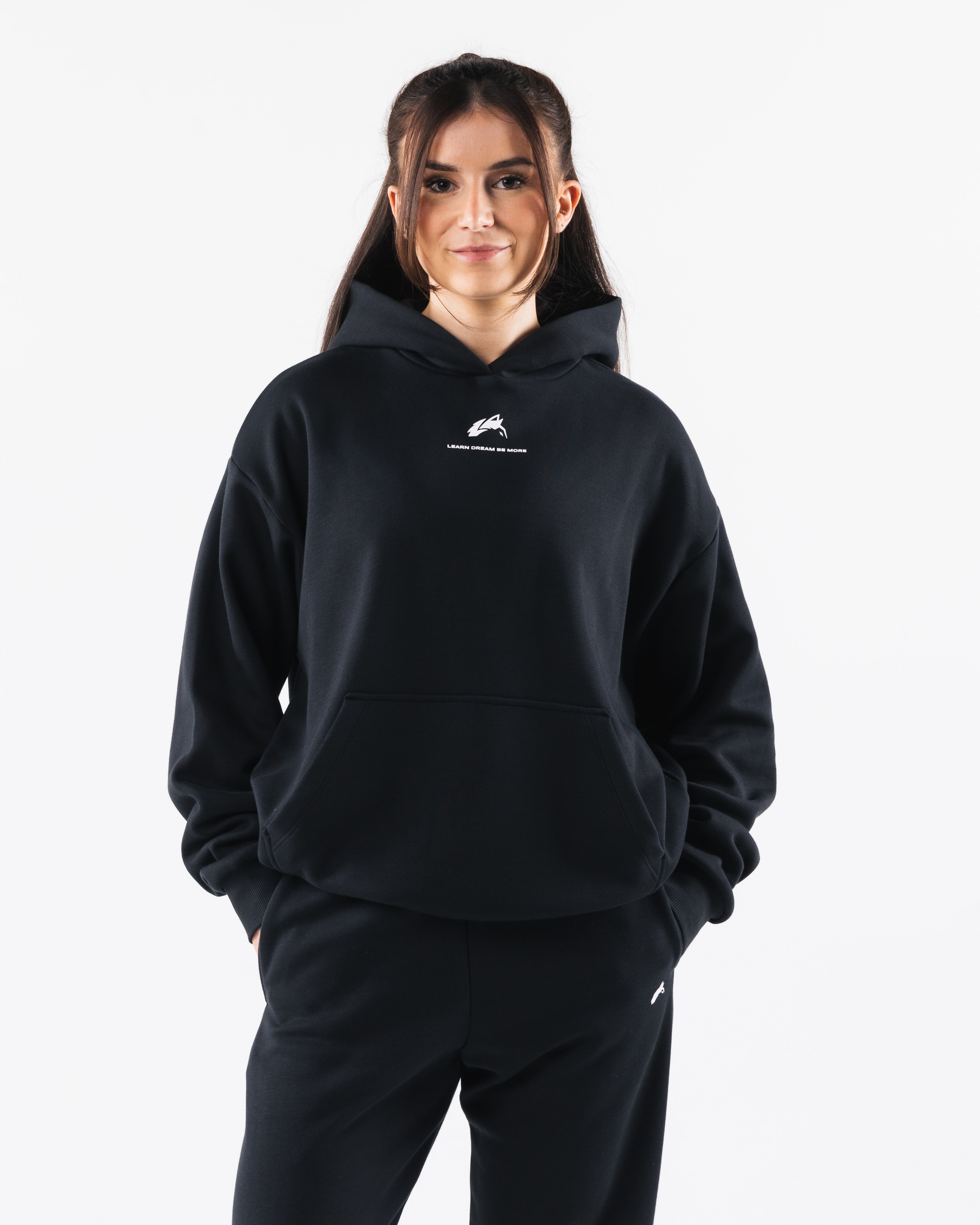 Crest Hoodie - Black