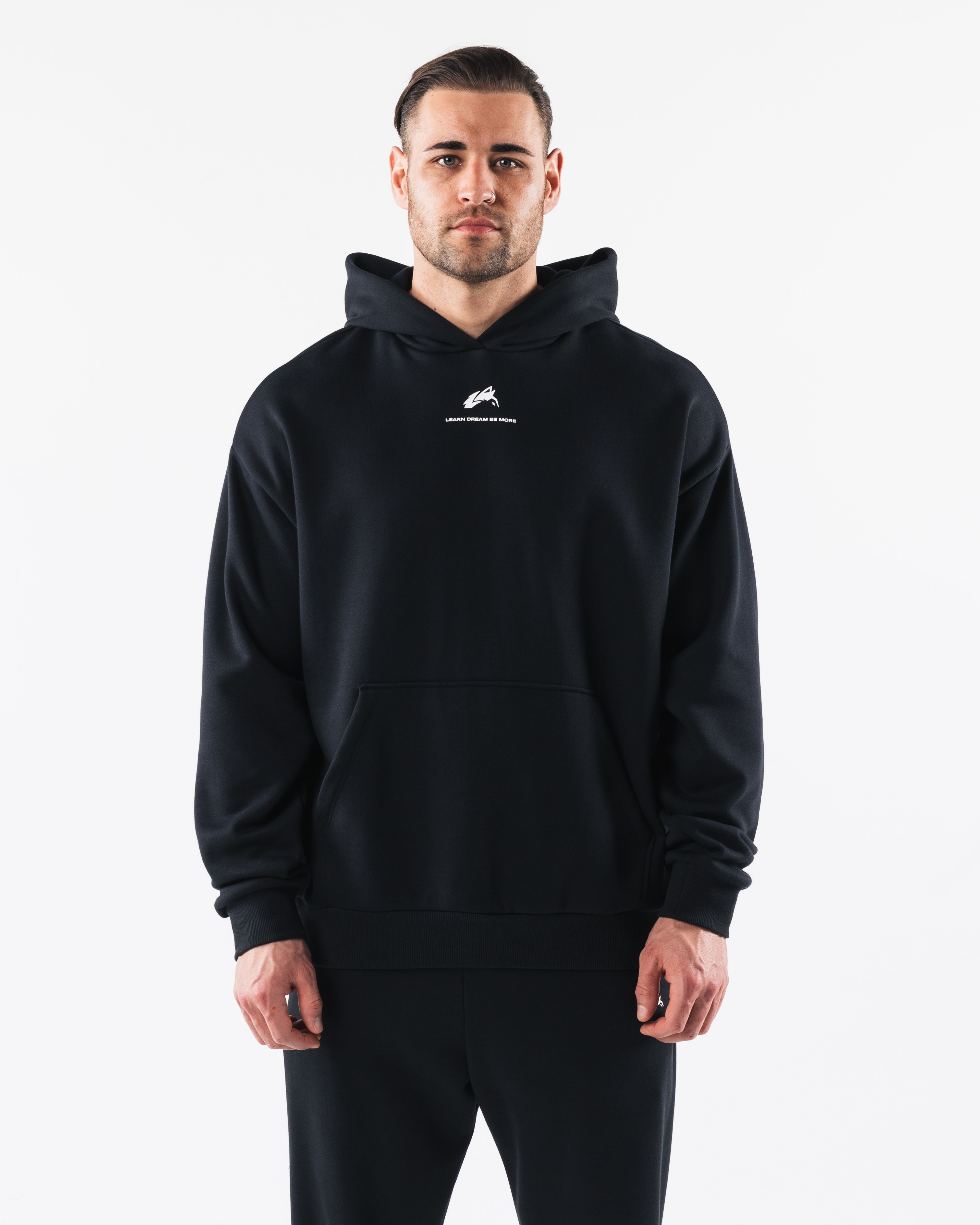 Crest Hoodie - Black