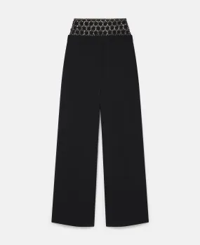 Crystal Cage Low-Rise Pants