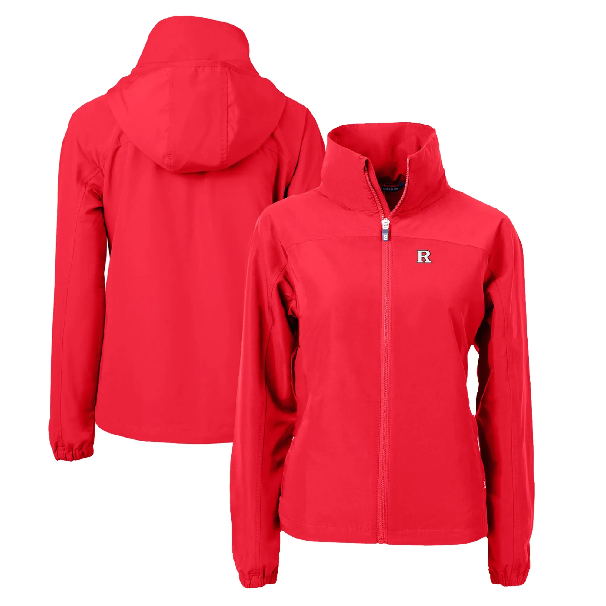 Cutter & Buck  Rutgers Scarlet Knights Women's Scarlet Charter Eco Recycled Full-Zip Jacket