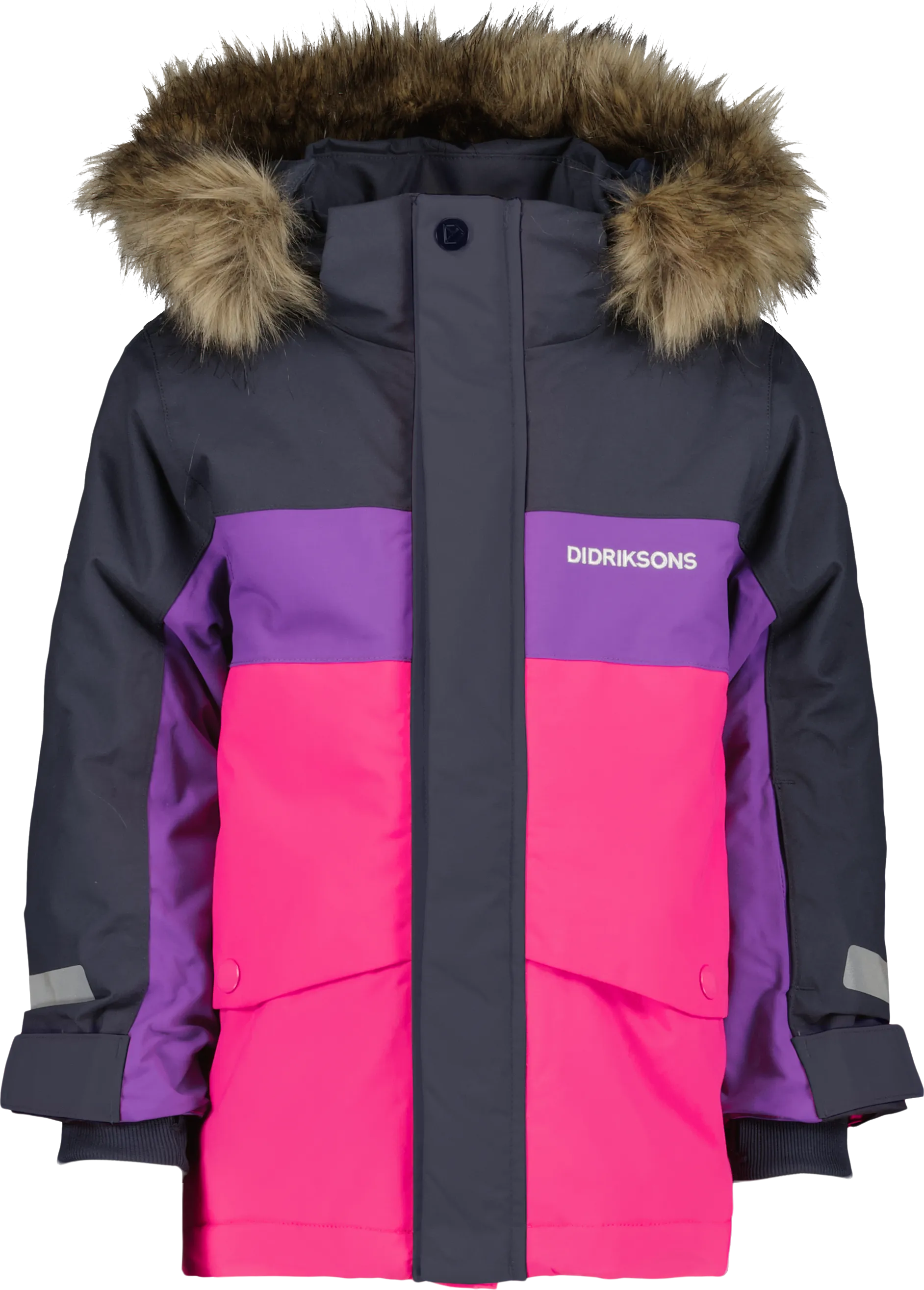 Didriksons Kids' Bjärven Parka 2 True Pink | Buy Didriksons Kids' Bjärven Parka 2 True Pink here | Outnorth