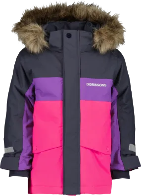 Didriksons Kids' Bjärven Parka 2 True Pink | Buy Didriksons Kids' Bjärven Parka 2 True Pink here | Outnorth