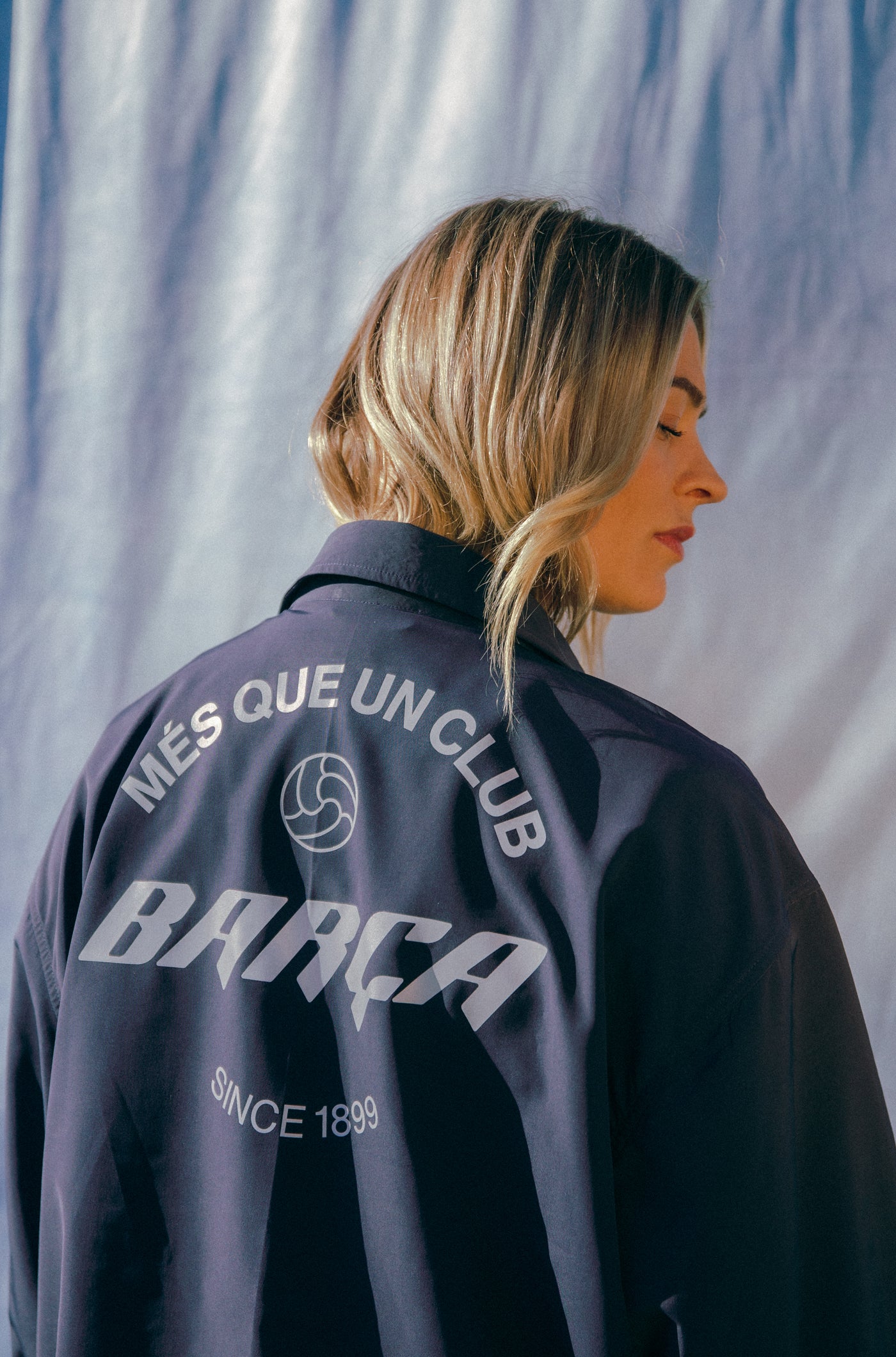 FC Barcelona buttoned jacket - Woman