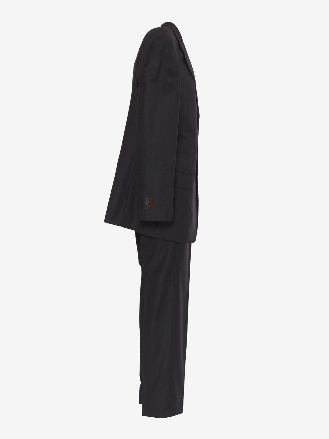 Gianni Versace Black suit in cool wool