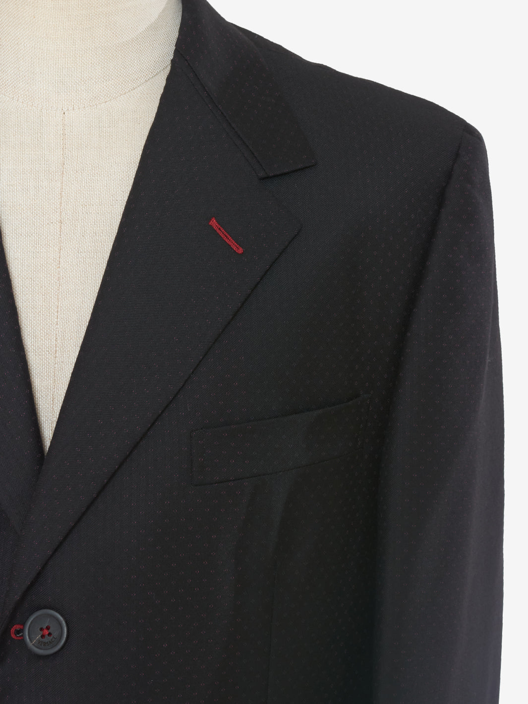 Gianni Versace Black suit in cool wool