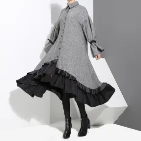 Gloth Layered Ruffle Dress