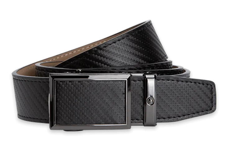 Go-In Traditions Carbon Black, 1 3/8 Strap, Golf Belt