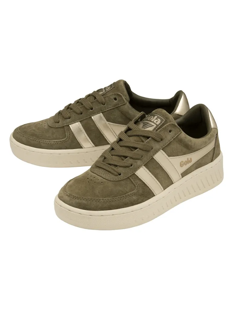 Gola Grandslam Pearl Sneaker in Khaki (Final Sale)